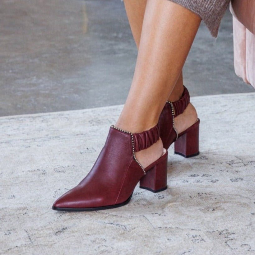 Fonda bordeaux heel - Shoes - THUNA
