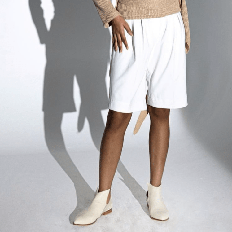 Sadeem cream boot - Shoes - THUNA