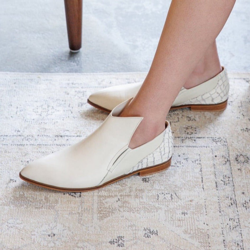 Sadeem cream boot - Shoes - THUNA