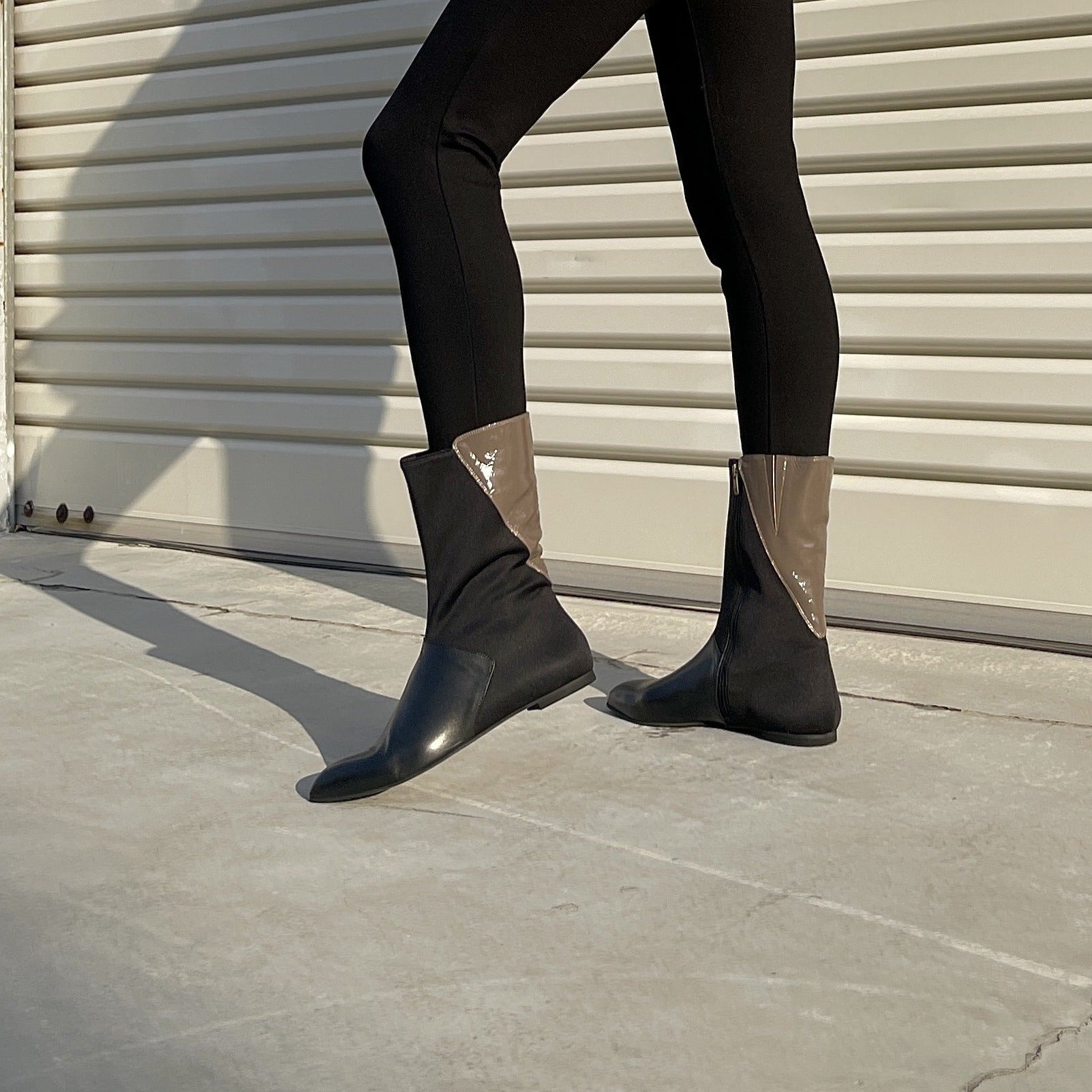Aria black boot - Shoes - THUNA