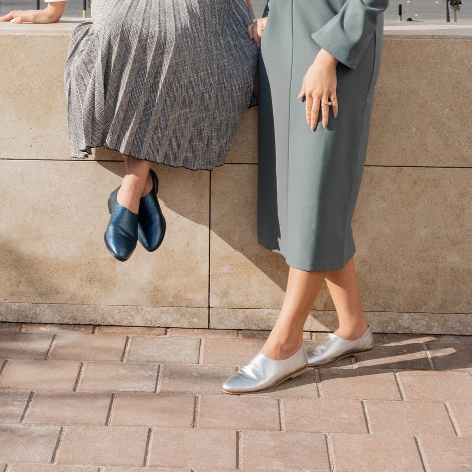 Adeela blue loafer - Loafers - THUNA