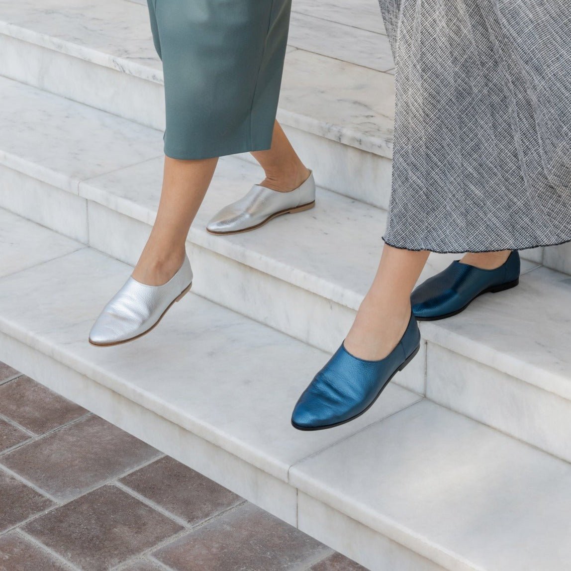 Adeela silver loafer - Loafers - THUNA