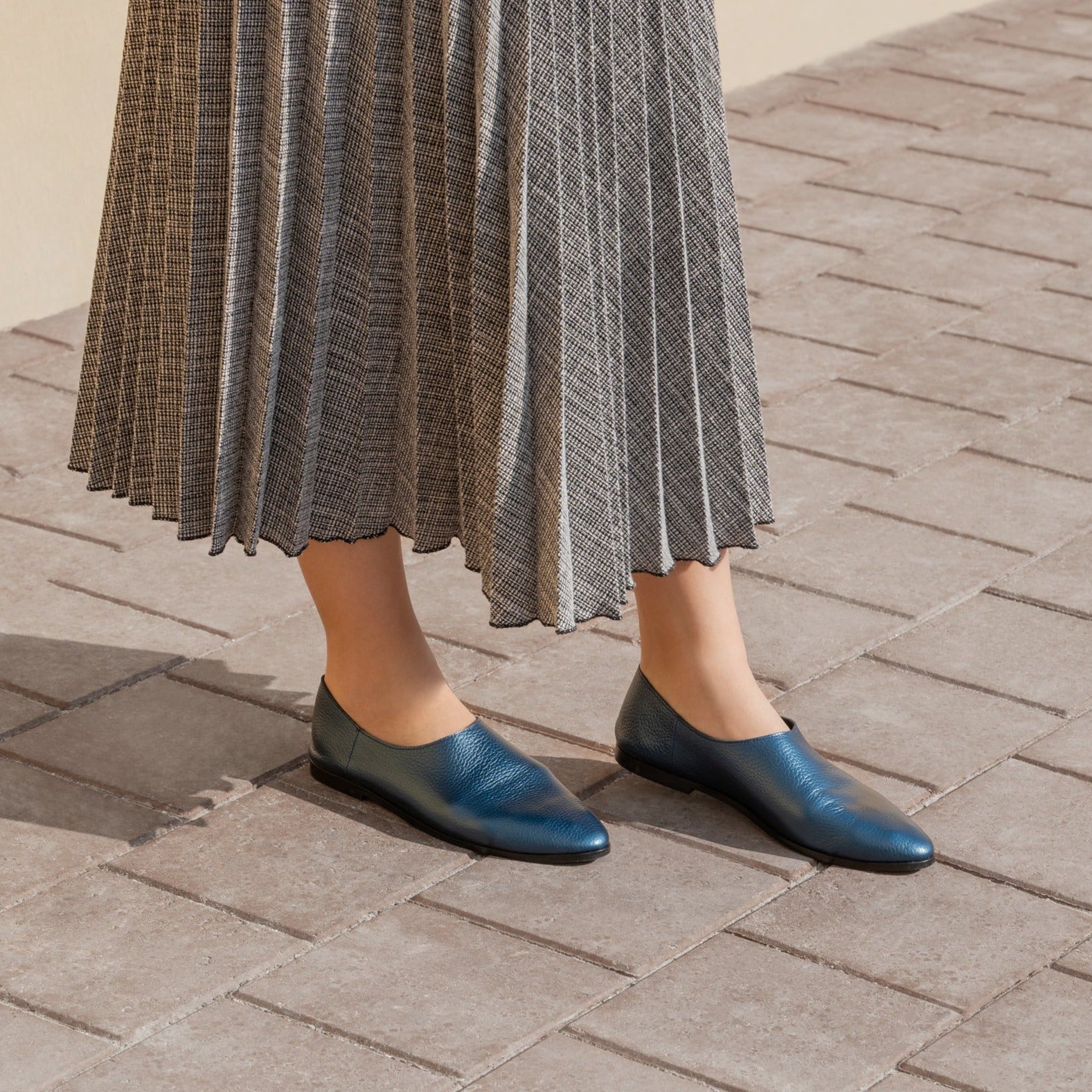 Adeela blue loafer - Loafers - THUNA