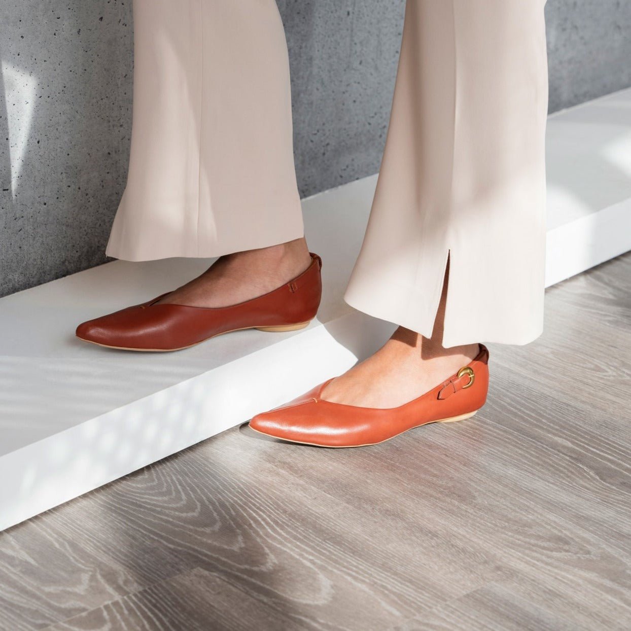 Aram terracotta loafer - THUNA