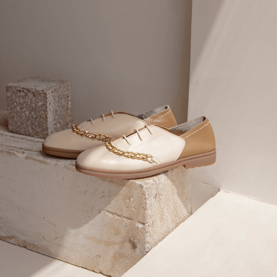 Dora beige oxford - THUNA