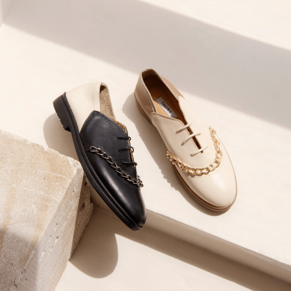 Dora beige oxford - THUNA