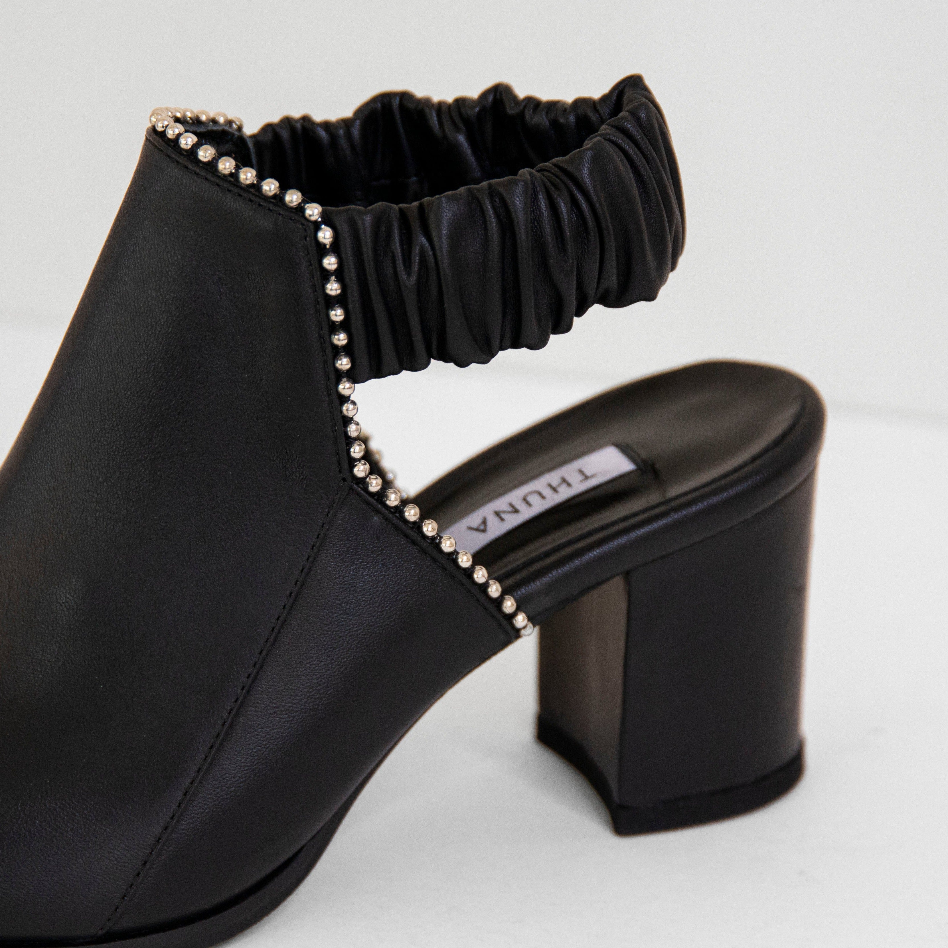 Fonda black heel - Shoes - THUNA