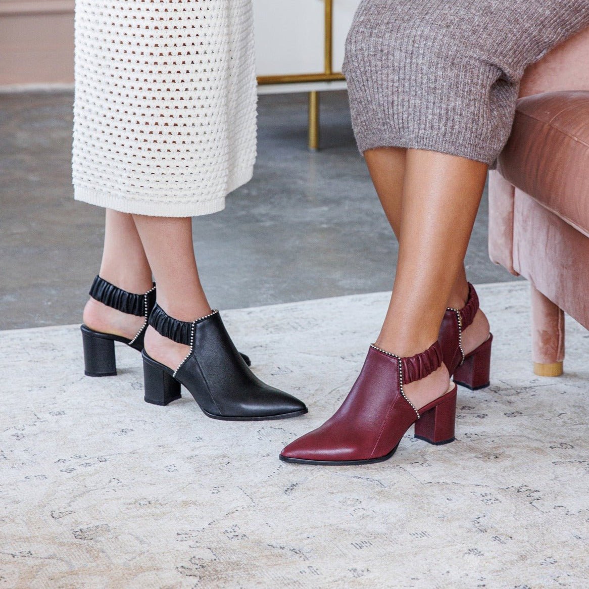 Fonda bordeaux heel - Shoes - THUNA