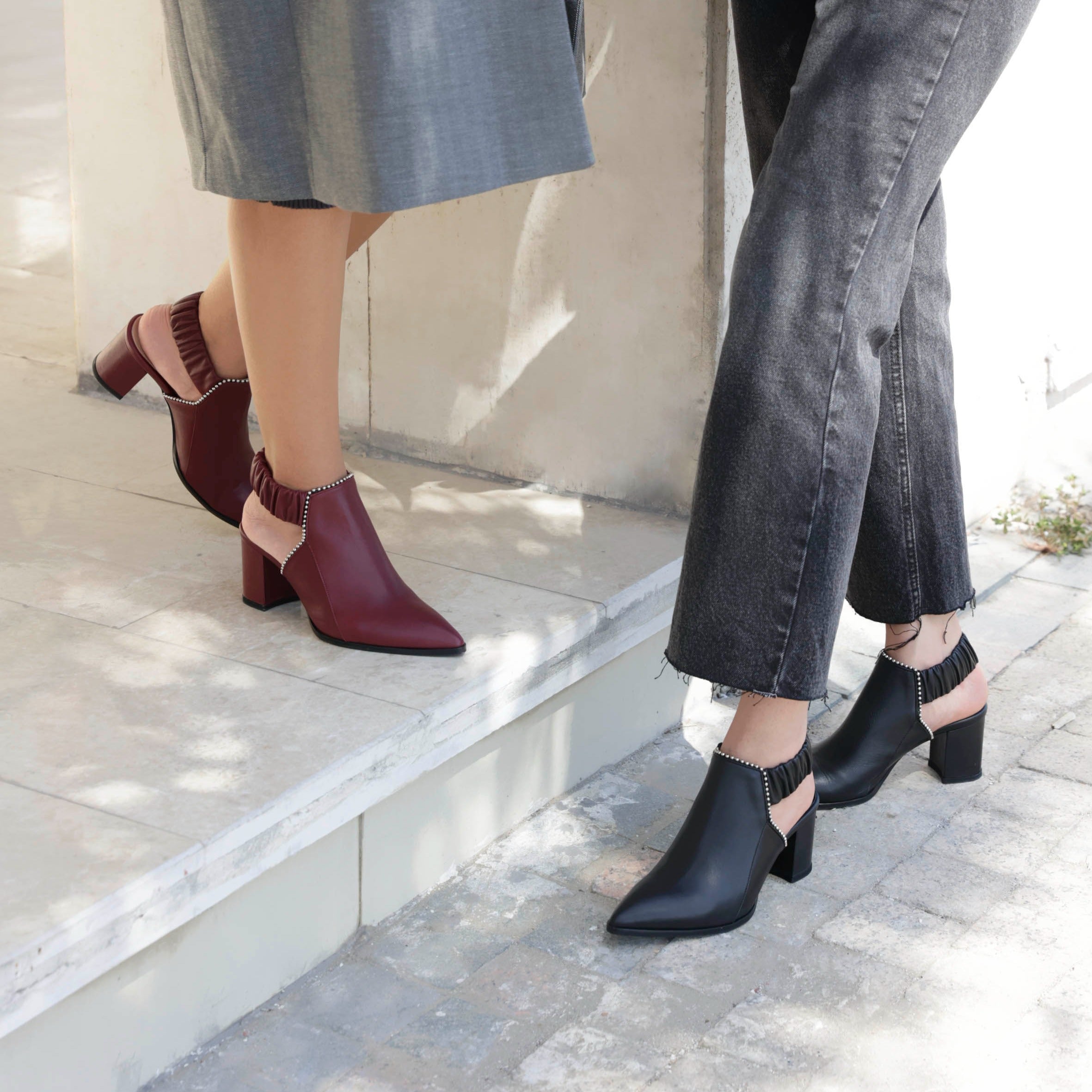 Fonda black heel - Shoes - THUNA