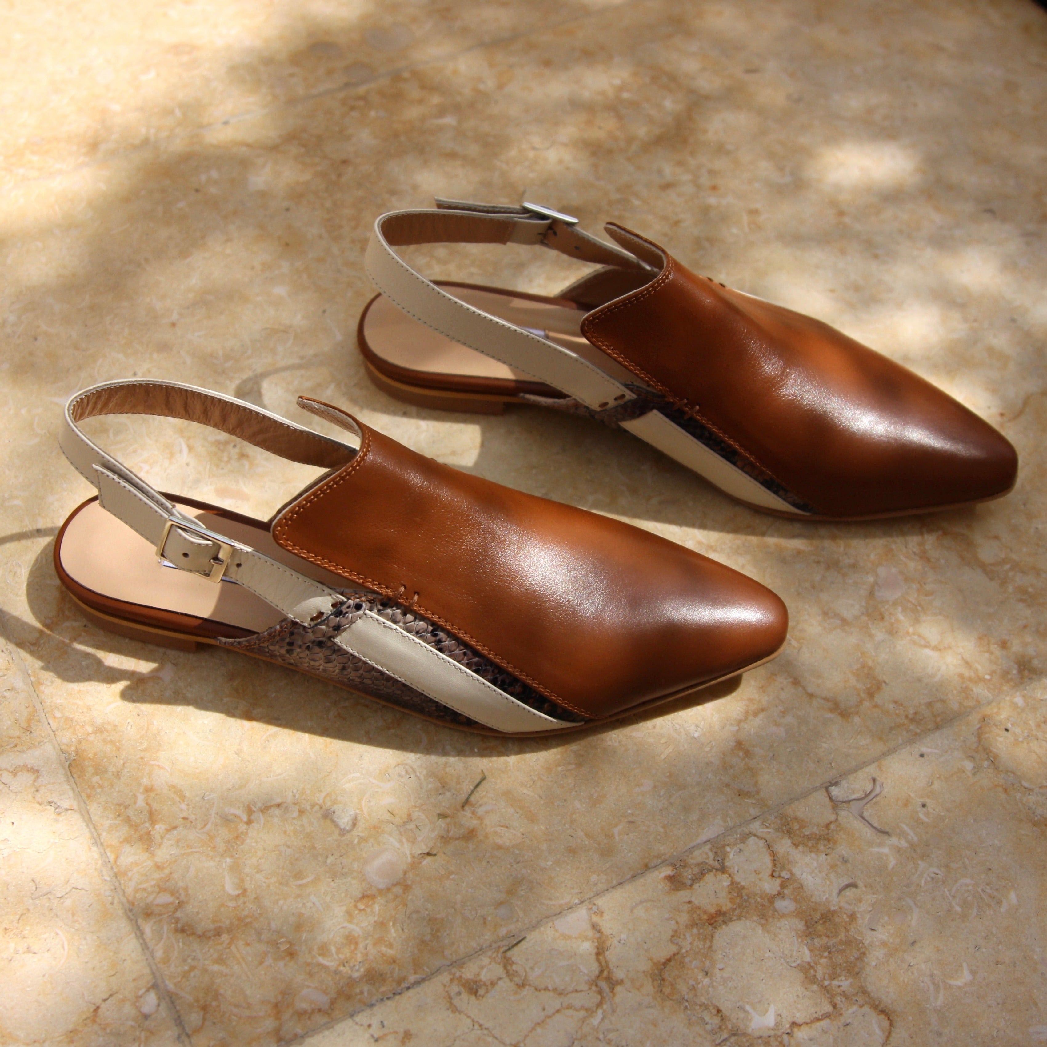 Sadan tan sandal - Shoes - THUNA