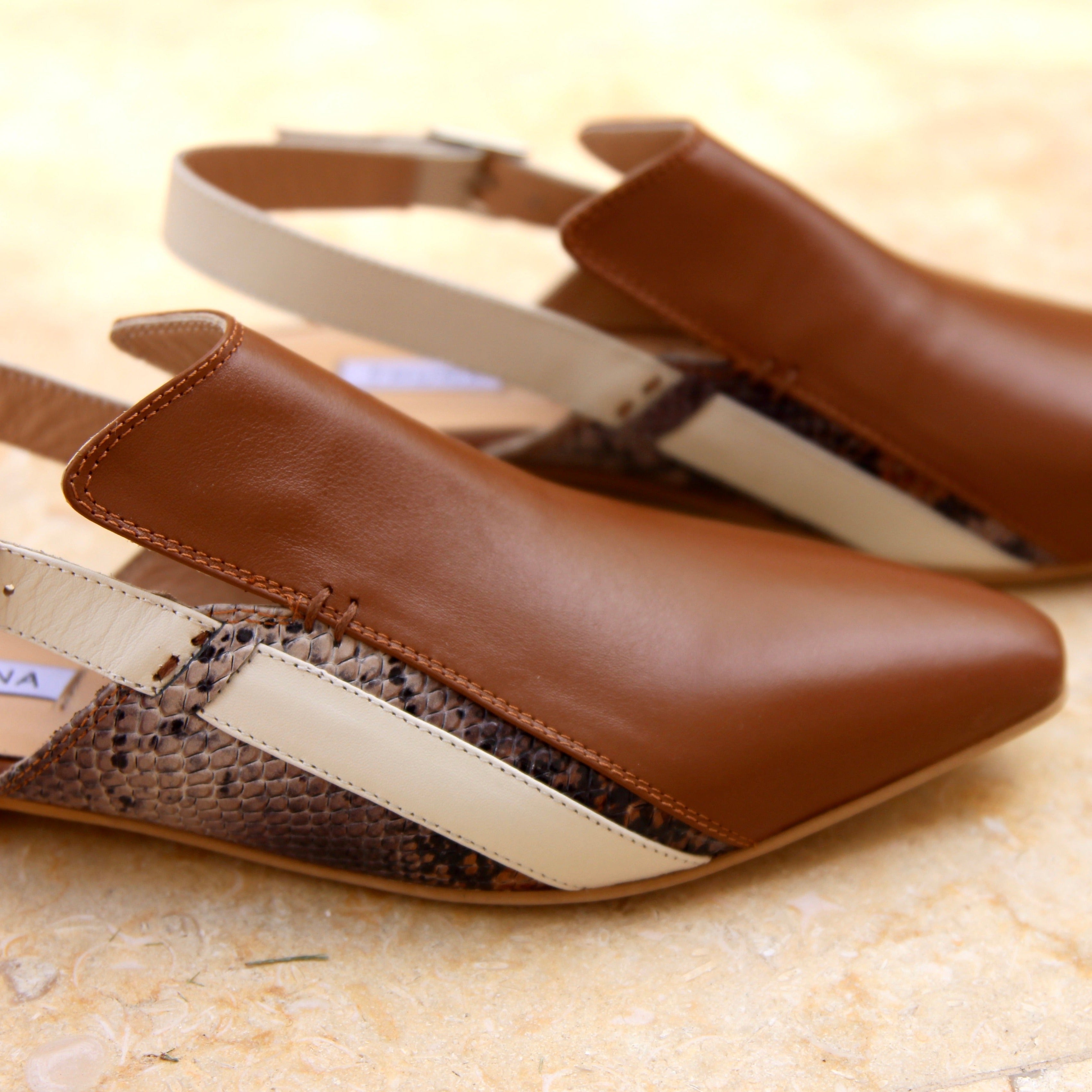 Sadan tan sandal - Shoes - THUNA