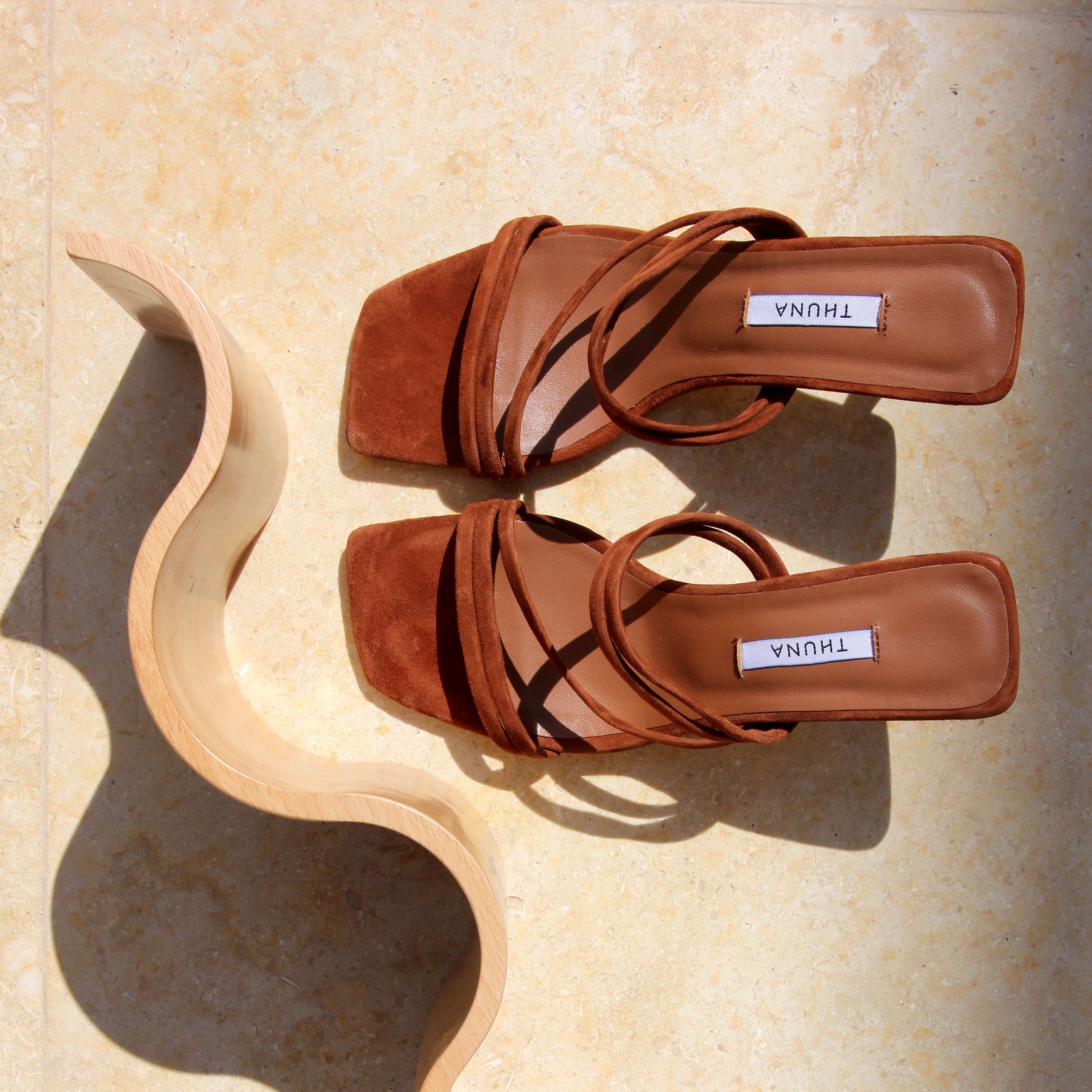 Rifal tan heel - Shoes - THUNA