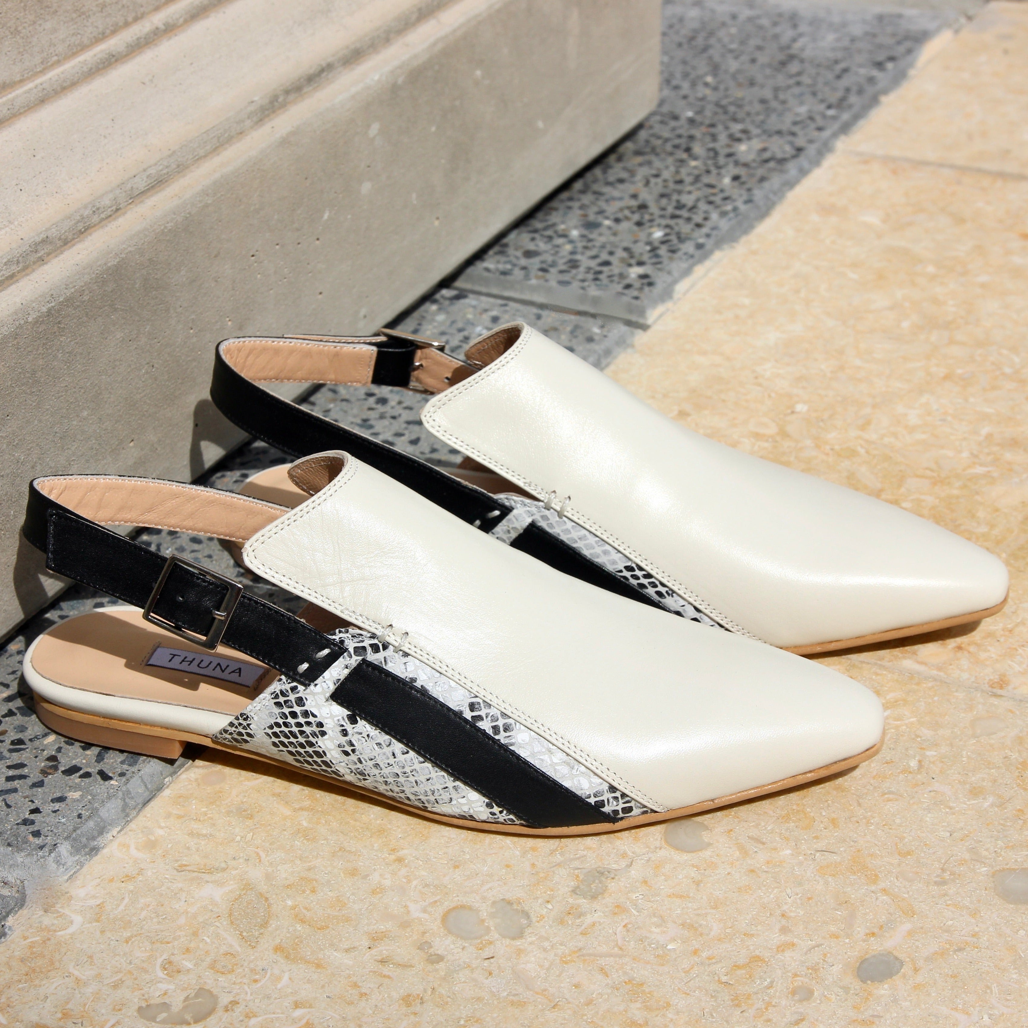 Sadan cream sandal - Shoes - THUNA