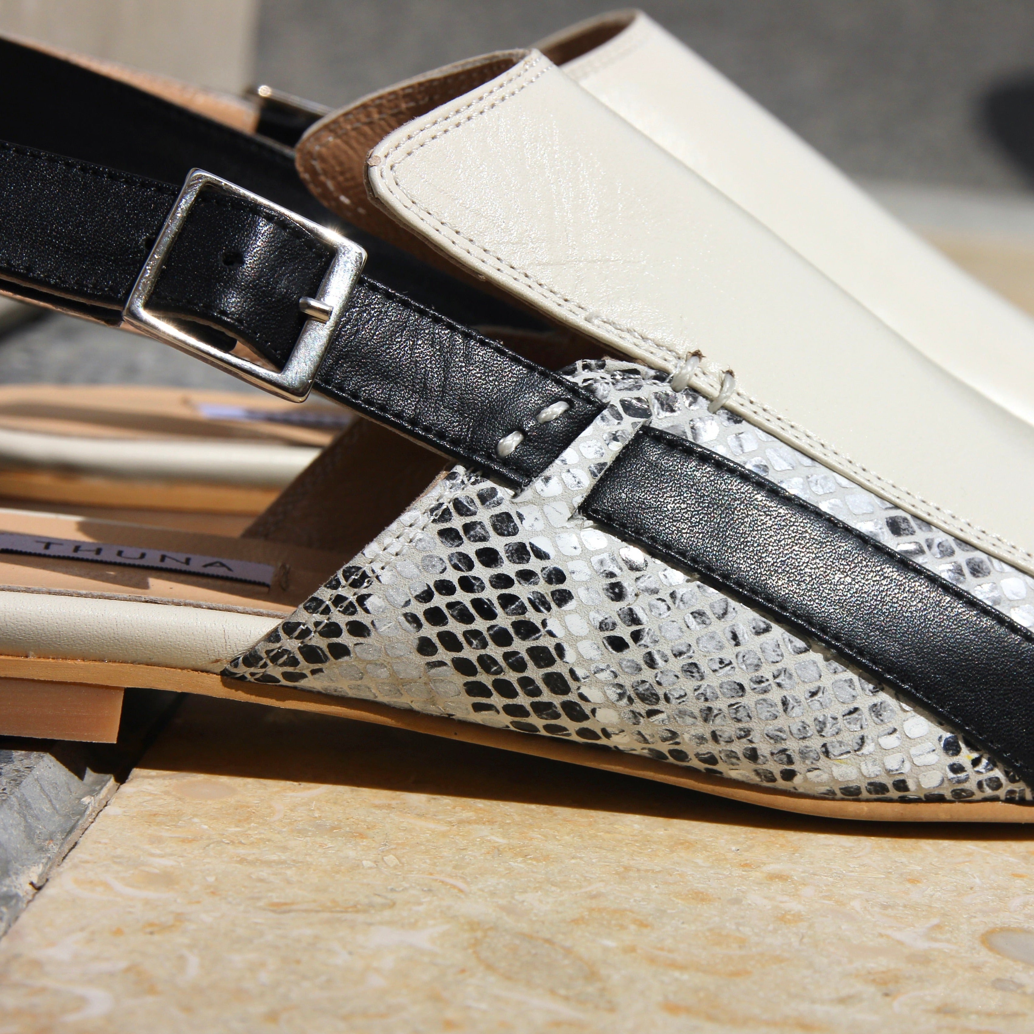 Sadan cream sandal - Shoes - THUNA