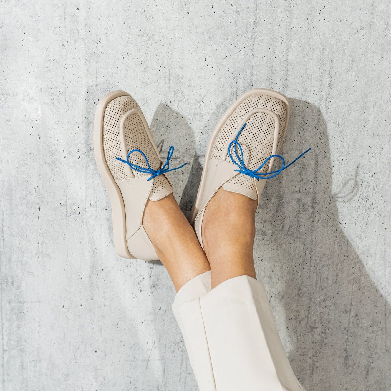 Layan beige oxford - THUNA