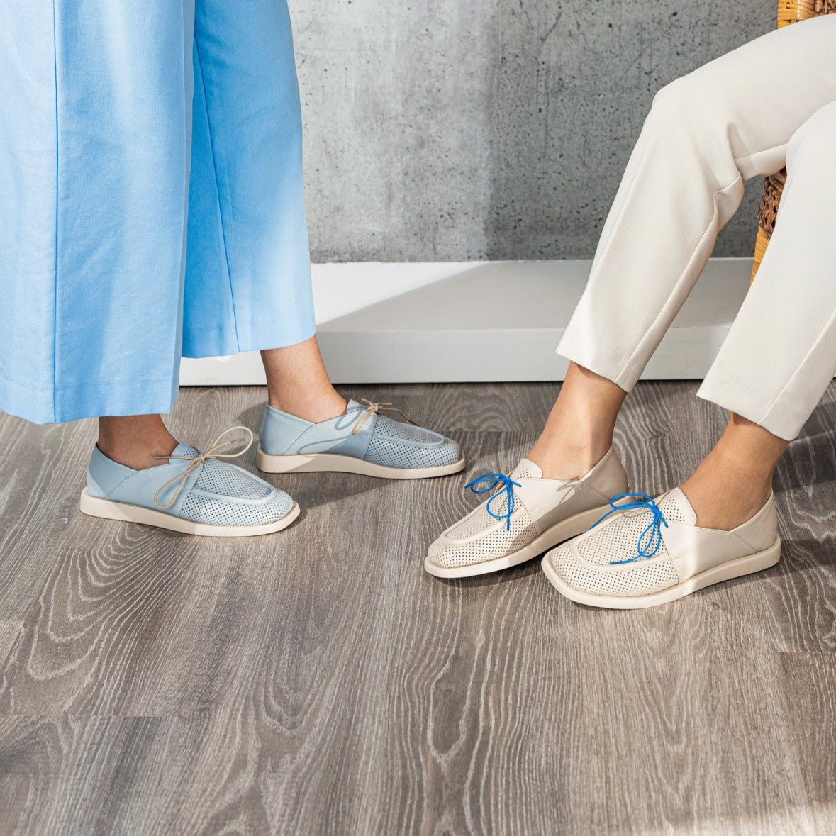 Layan beige oxford - THUNA