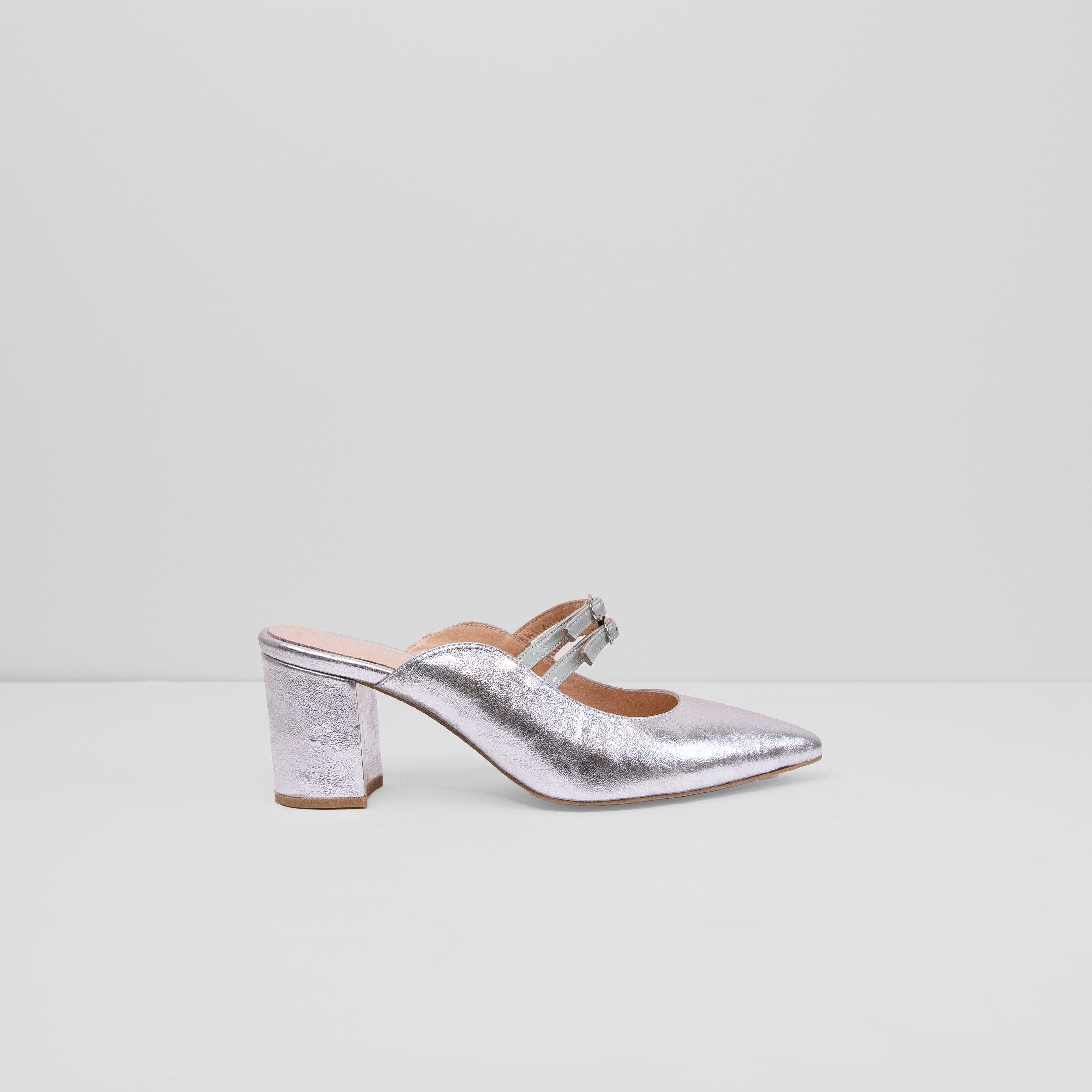 Lora silver heel - THUNA