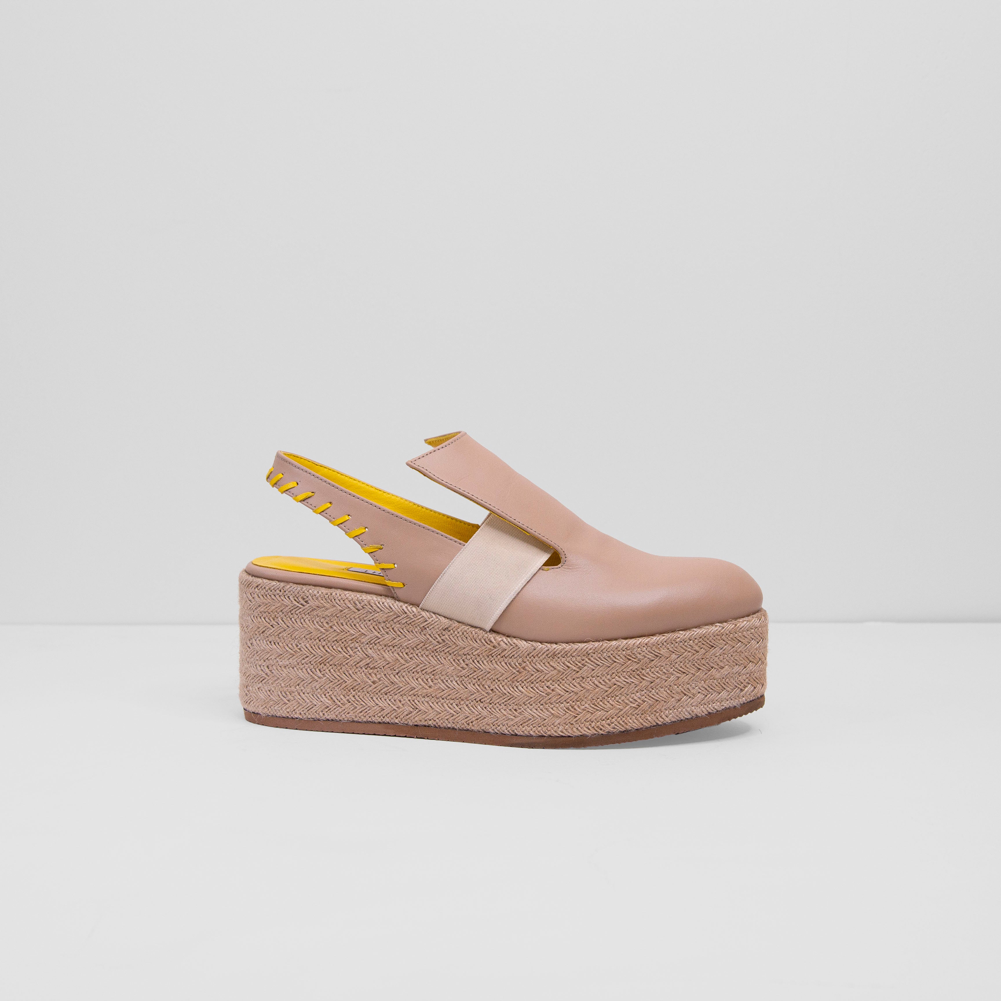 Manara beige platform - THUNA