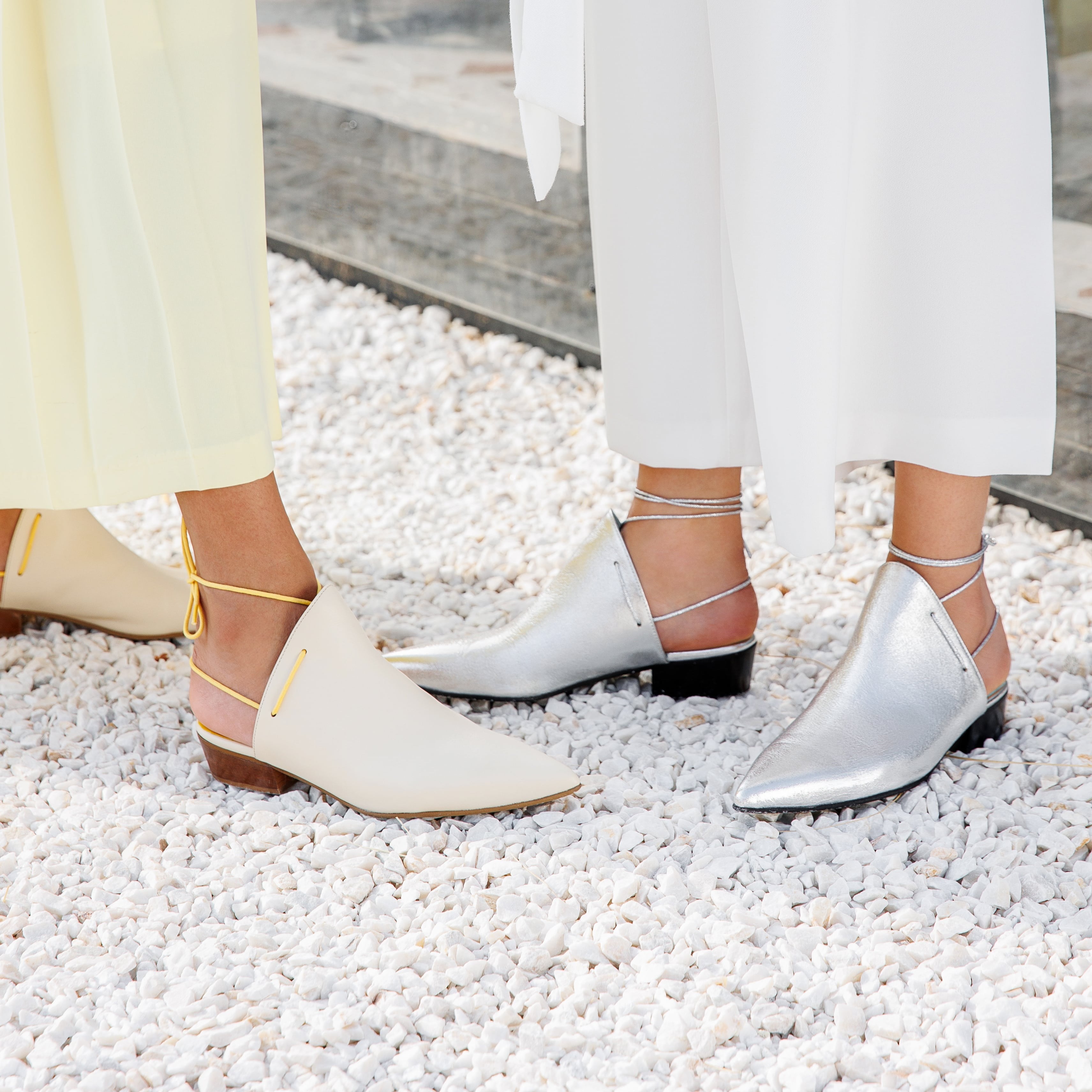 Nawa cream sandal - THUNA