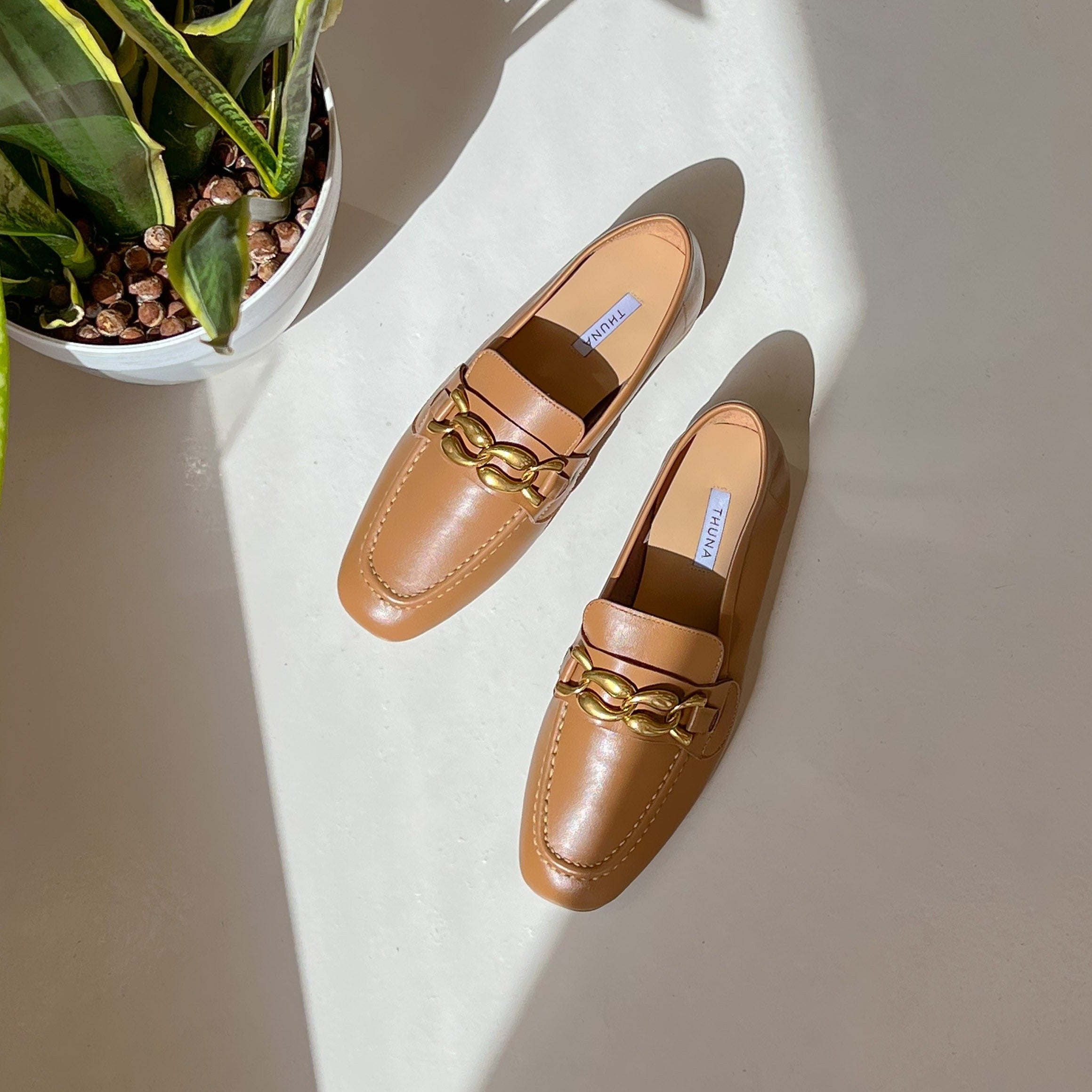 Rama brown loafer - THUNA