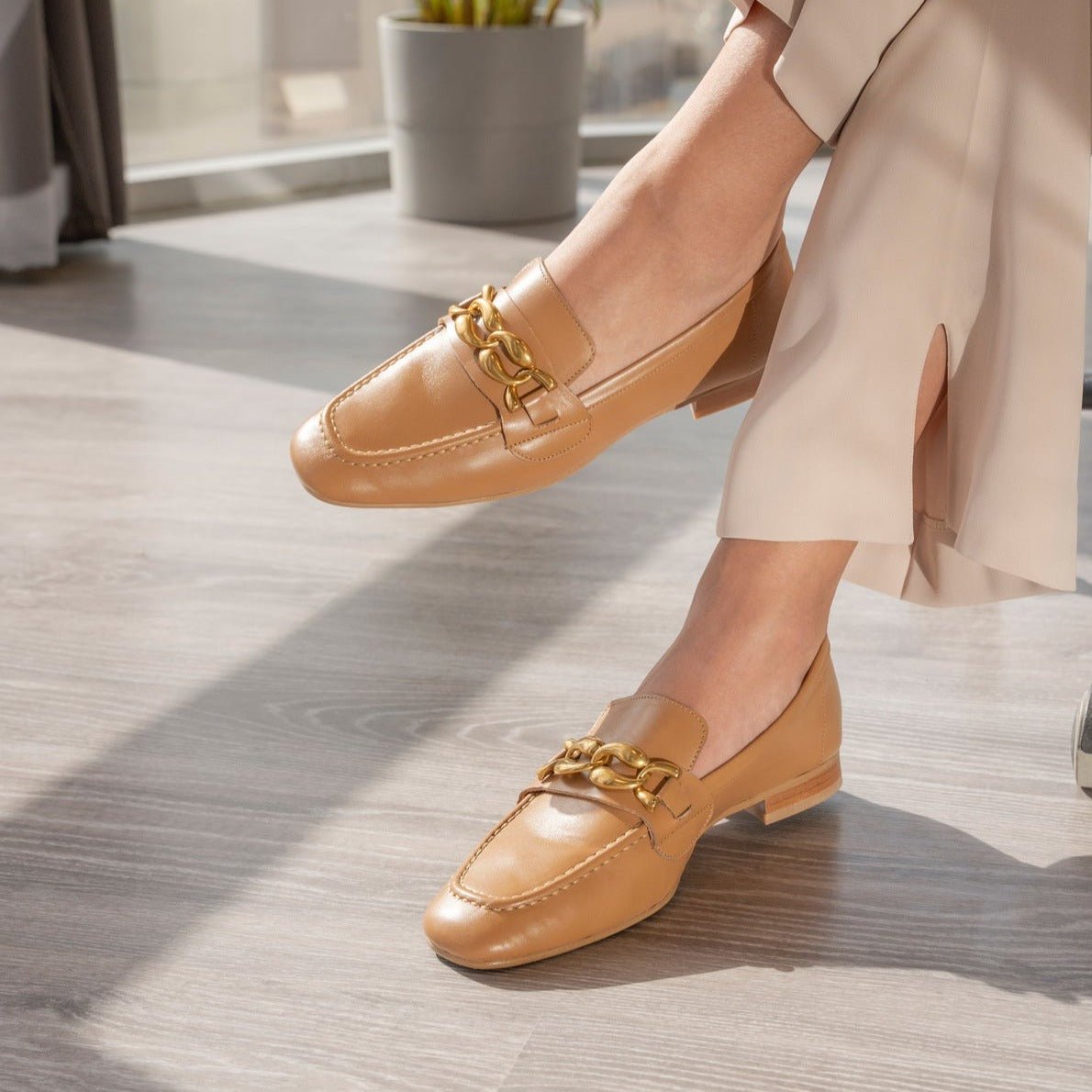 Rama brown loafer - THUNA