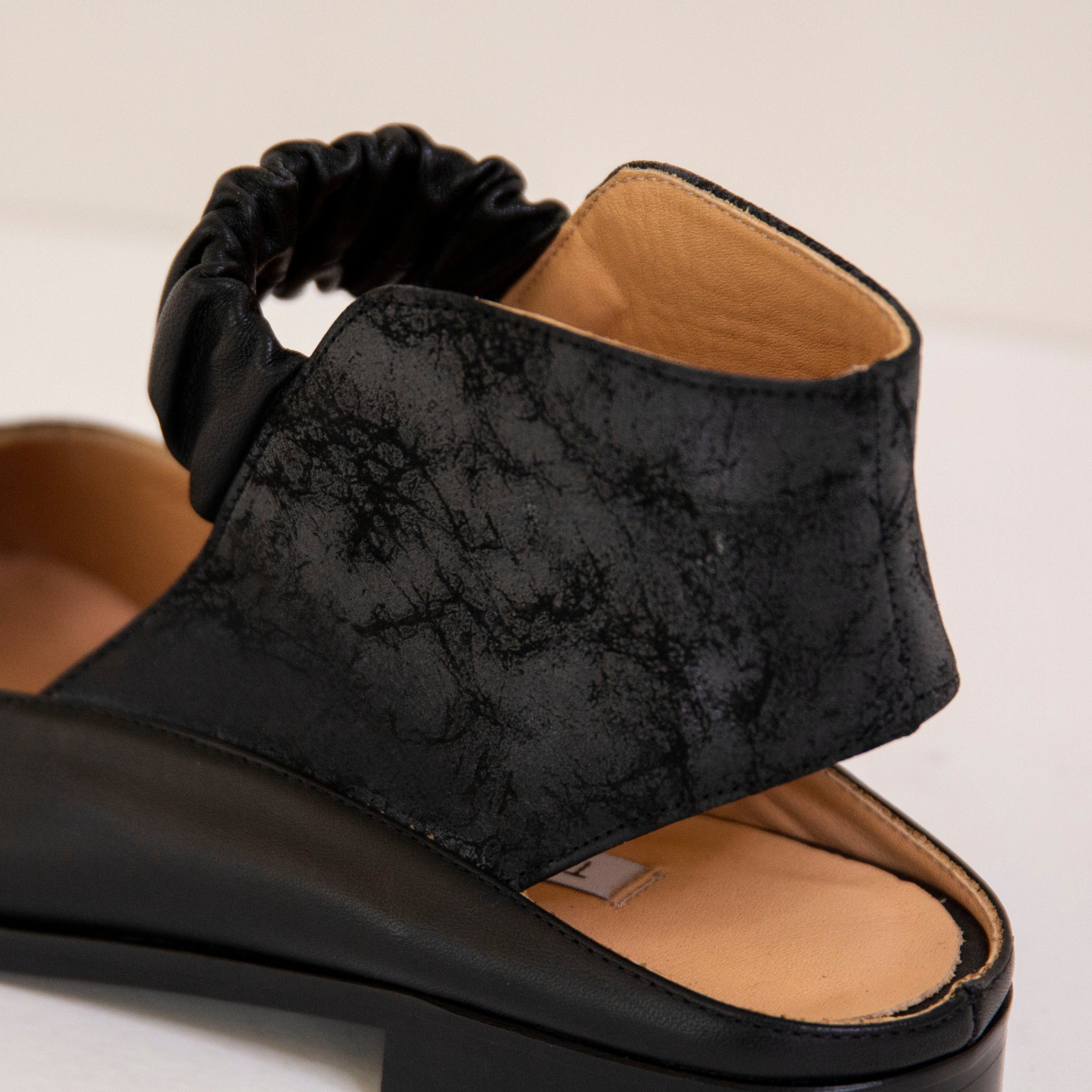 Tamara black sandal - sandal - THUNA