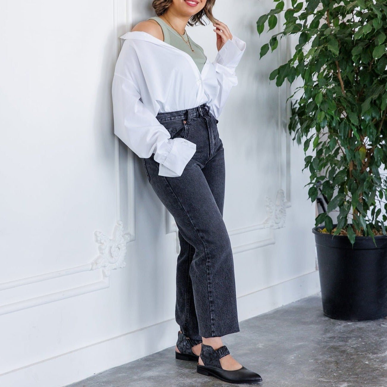 Tamara black sandal - sandal - THUNA