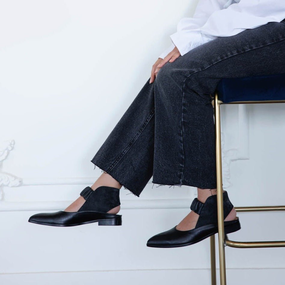 Tamara black sandal - sandal - THUNA