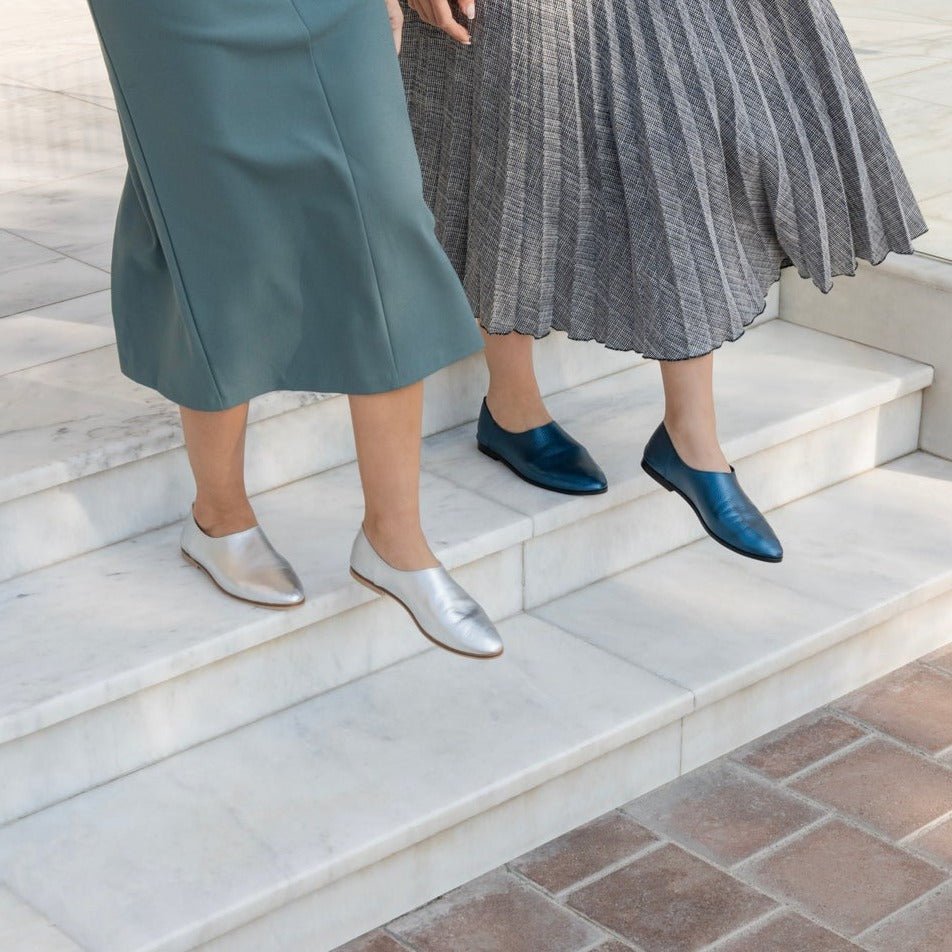 Adeela silver loafer - Loafers - THUNA