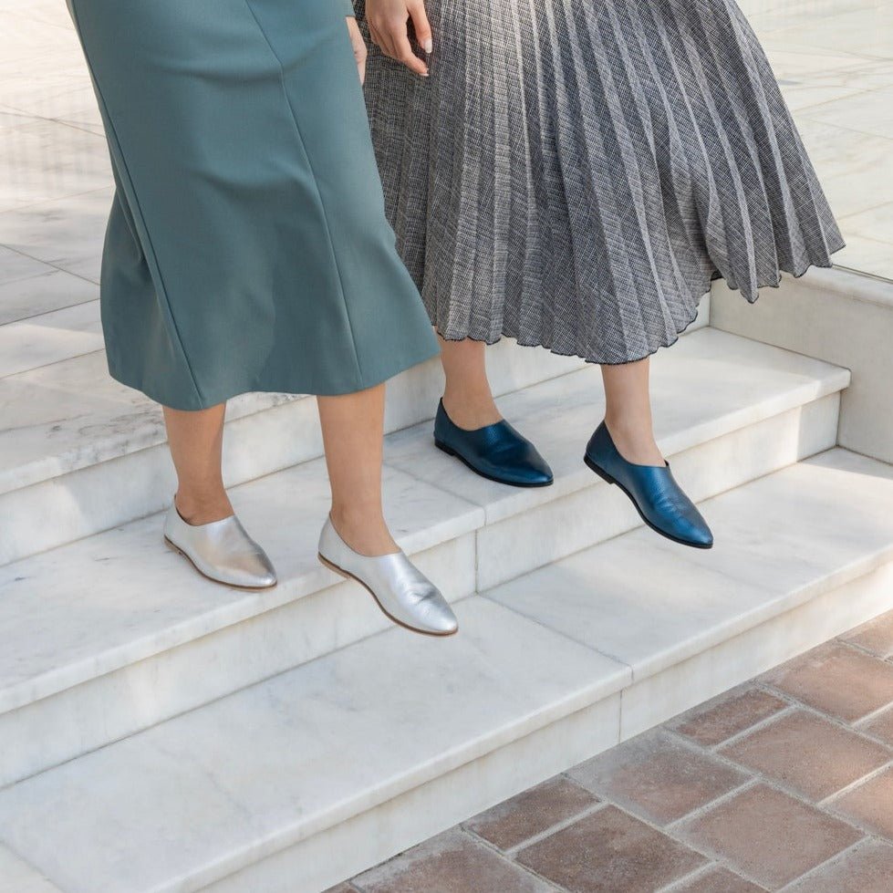 Adeela blue loafer - Loafers - THUNA