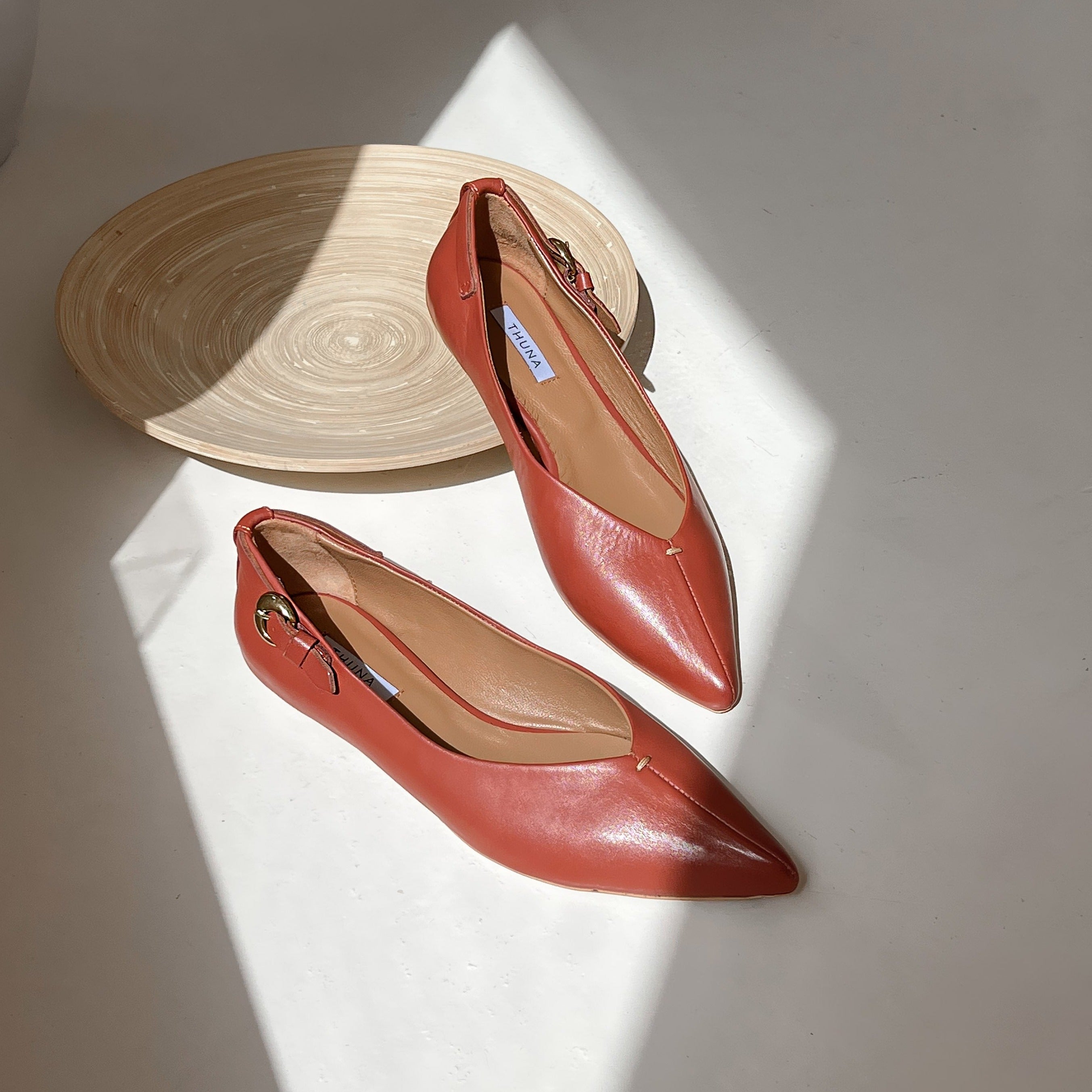Aram terracotta loafer - THUNA