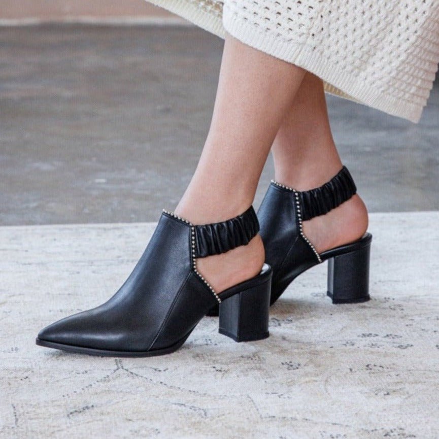 Fonda black heel - Shoes - THUNA
