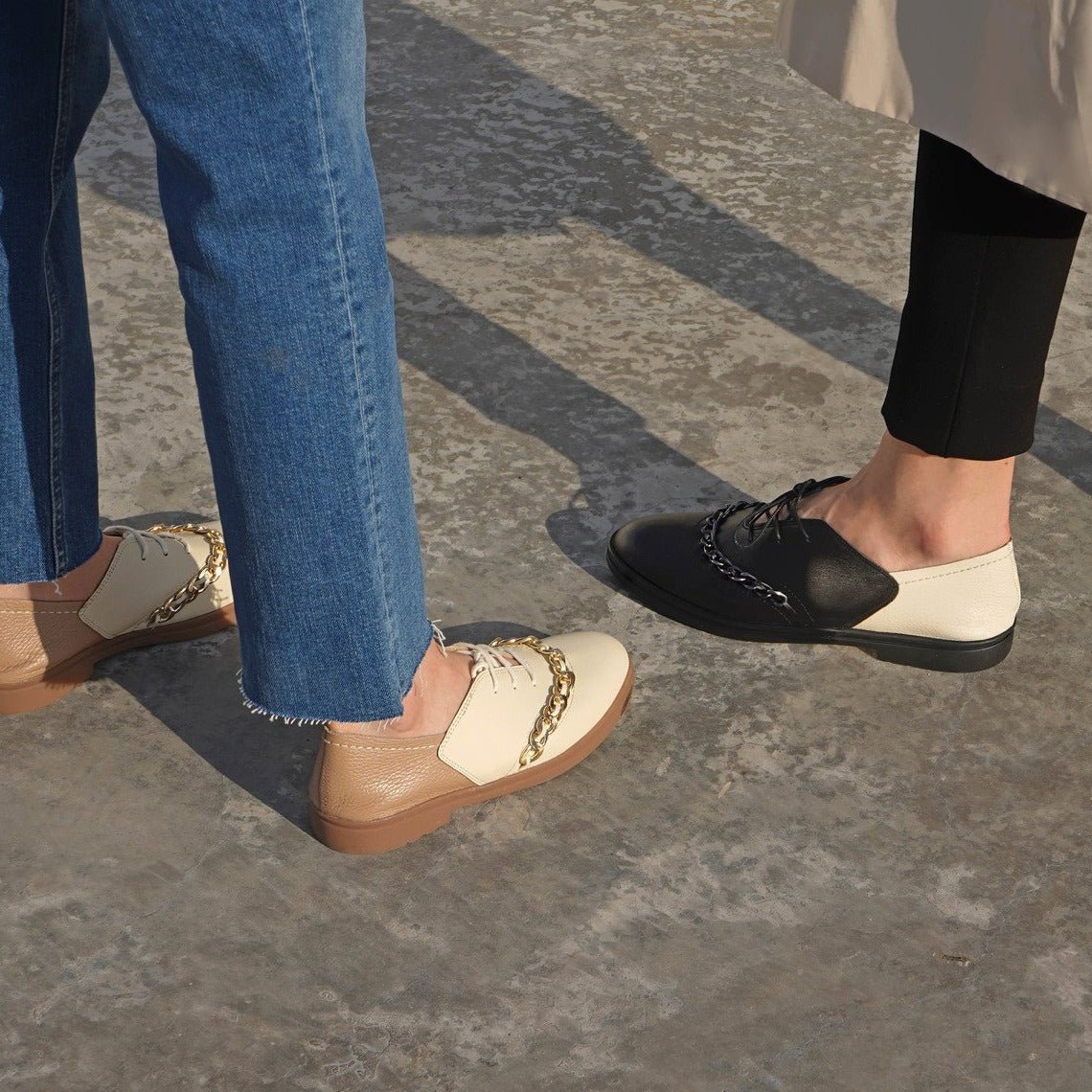 Dora beige oxford - THUNA