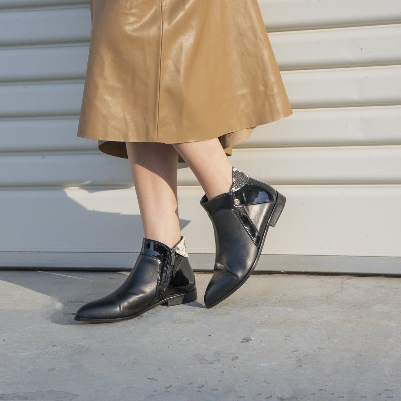 Elaine black boot - Shoes - THUNA