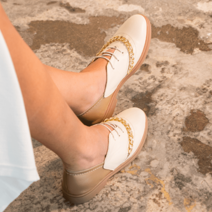 Dora beige oxford - THUNA