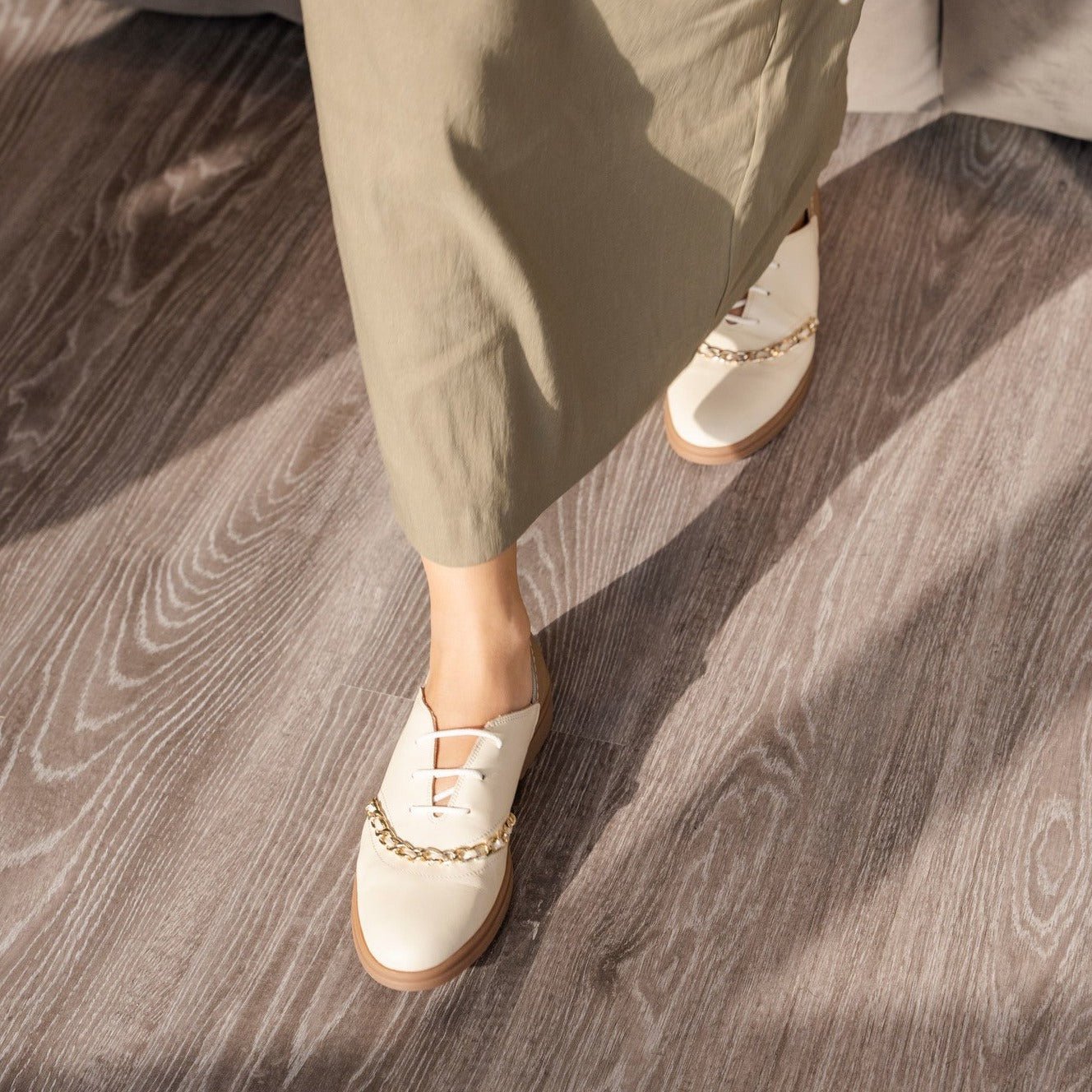 Dora beige oxford - THUNA