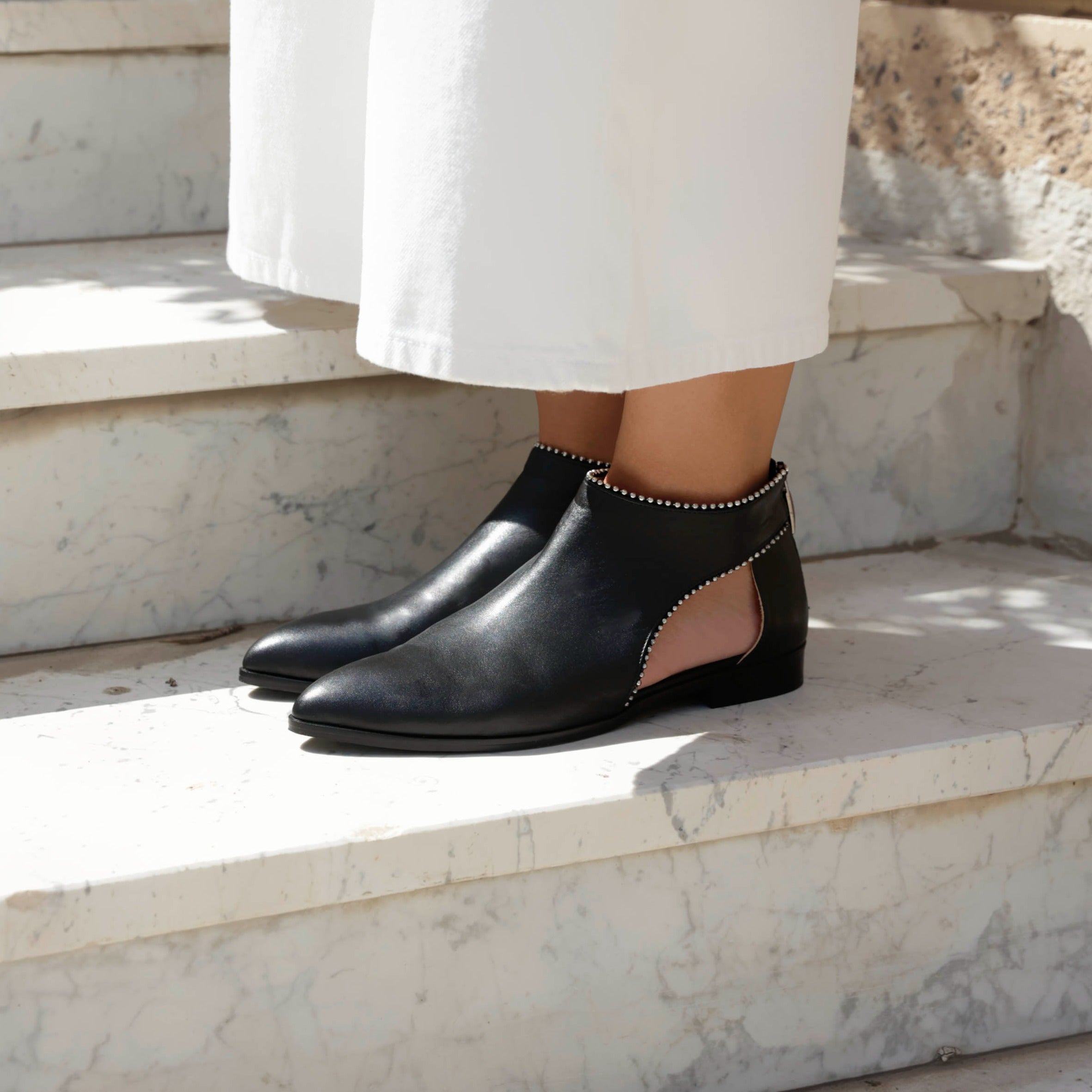 Eliana black boot - Shoes - THUNA