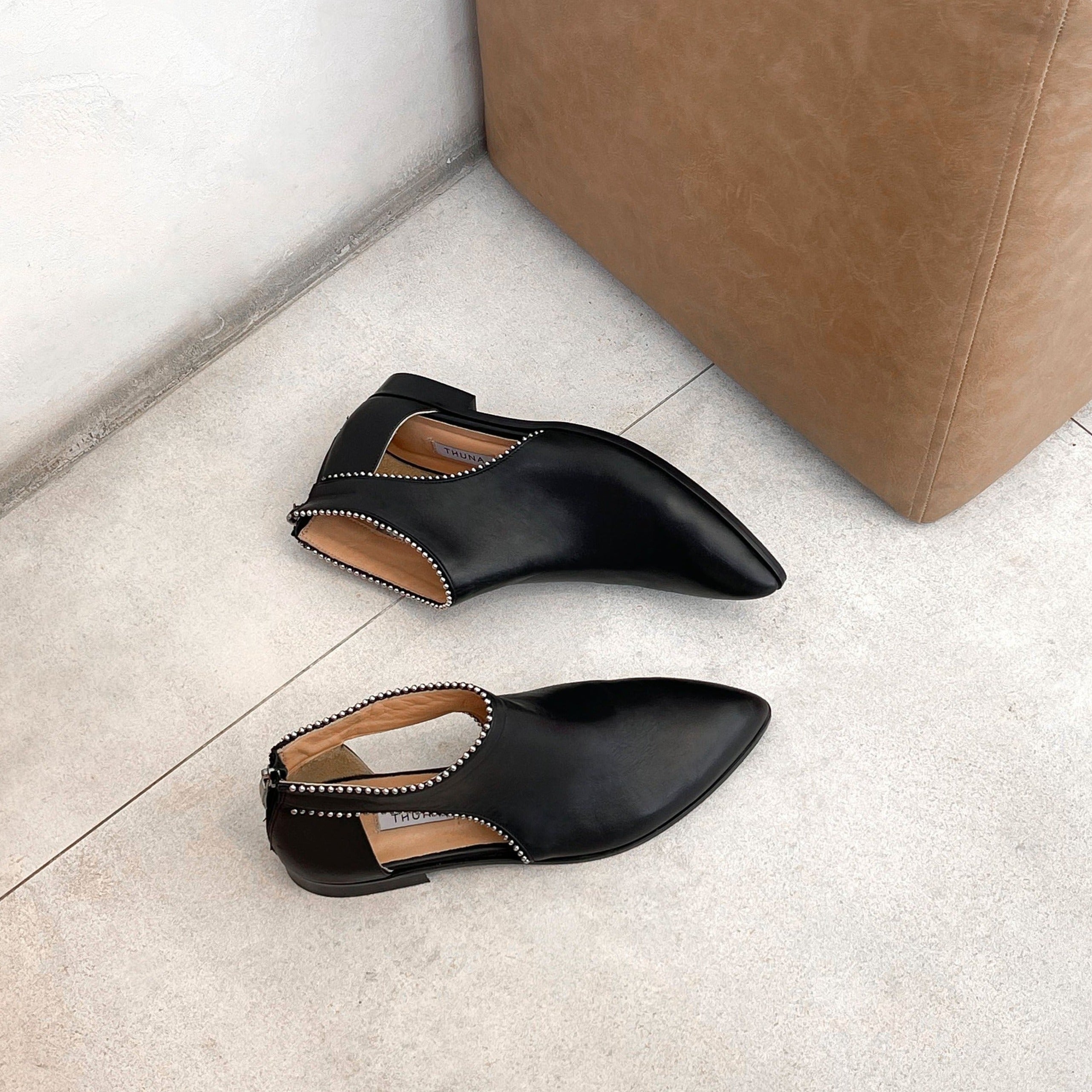 Eliana black boot - Shoes - THUNA