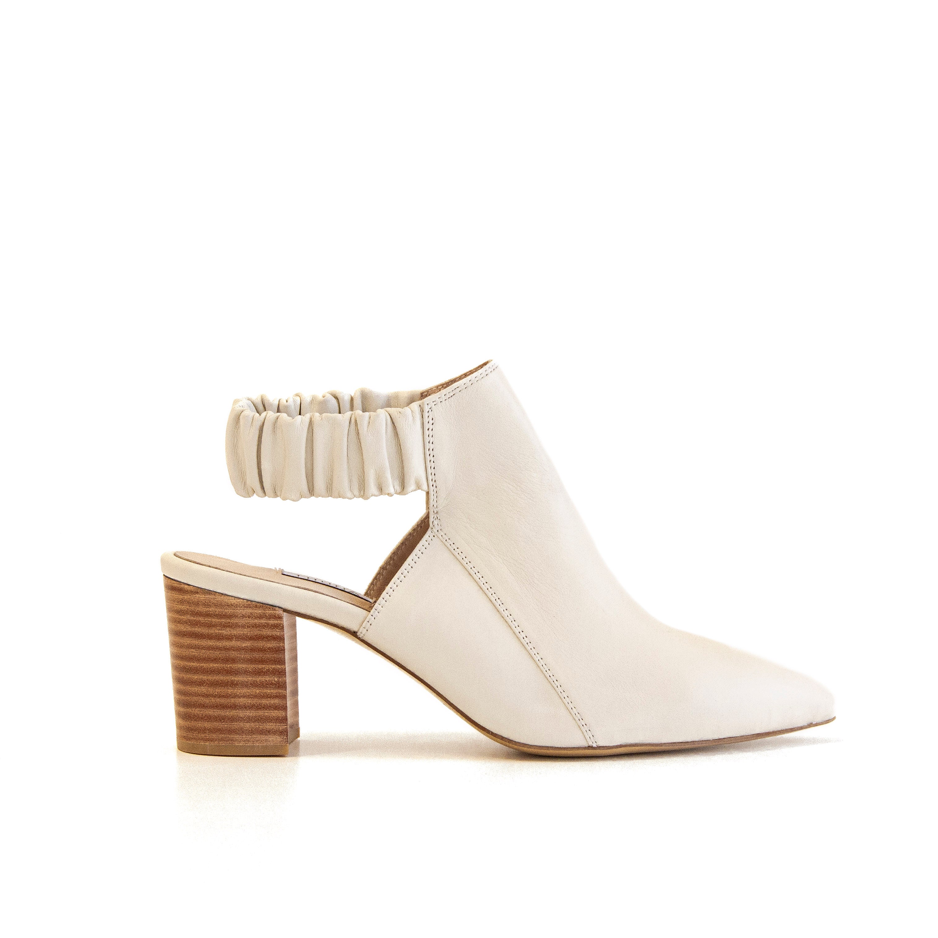 Fonda cream heel - Shoes - THUNA