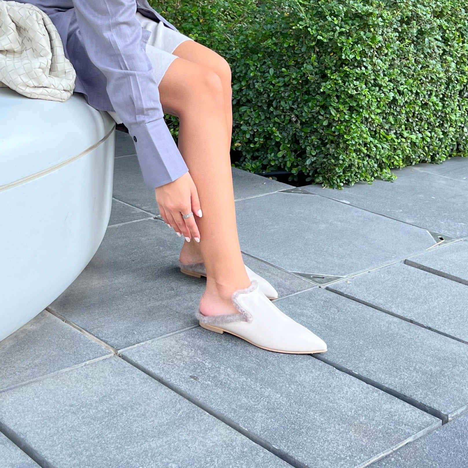 Tia grey mule - mule - THUNA