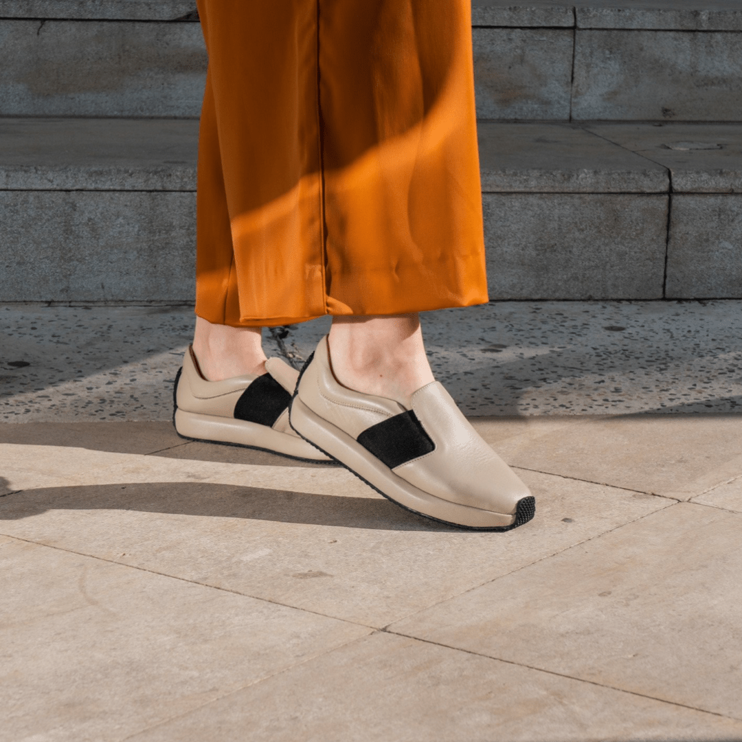 Meela beige sneaker - THUNA