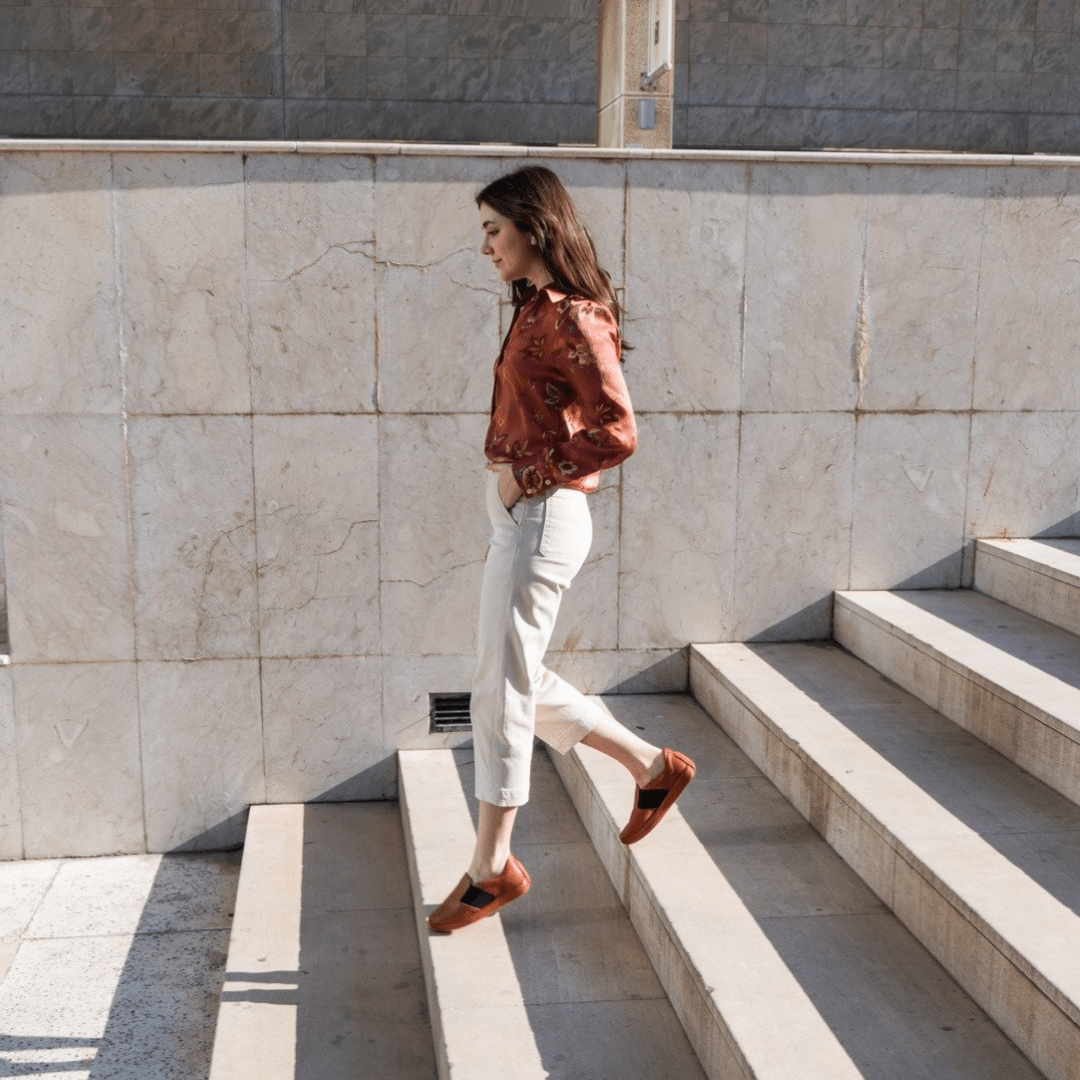 Meela tan sneaker - THUNA