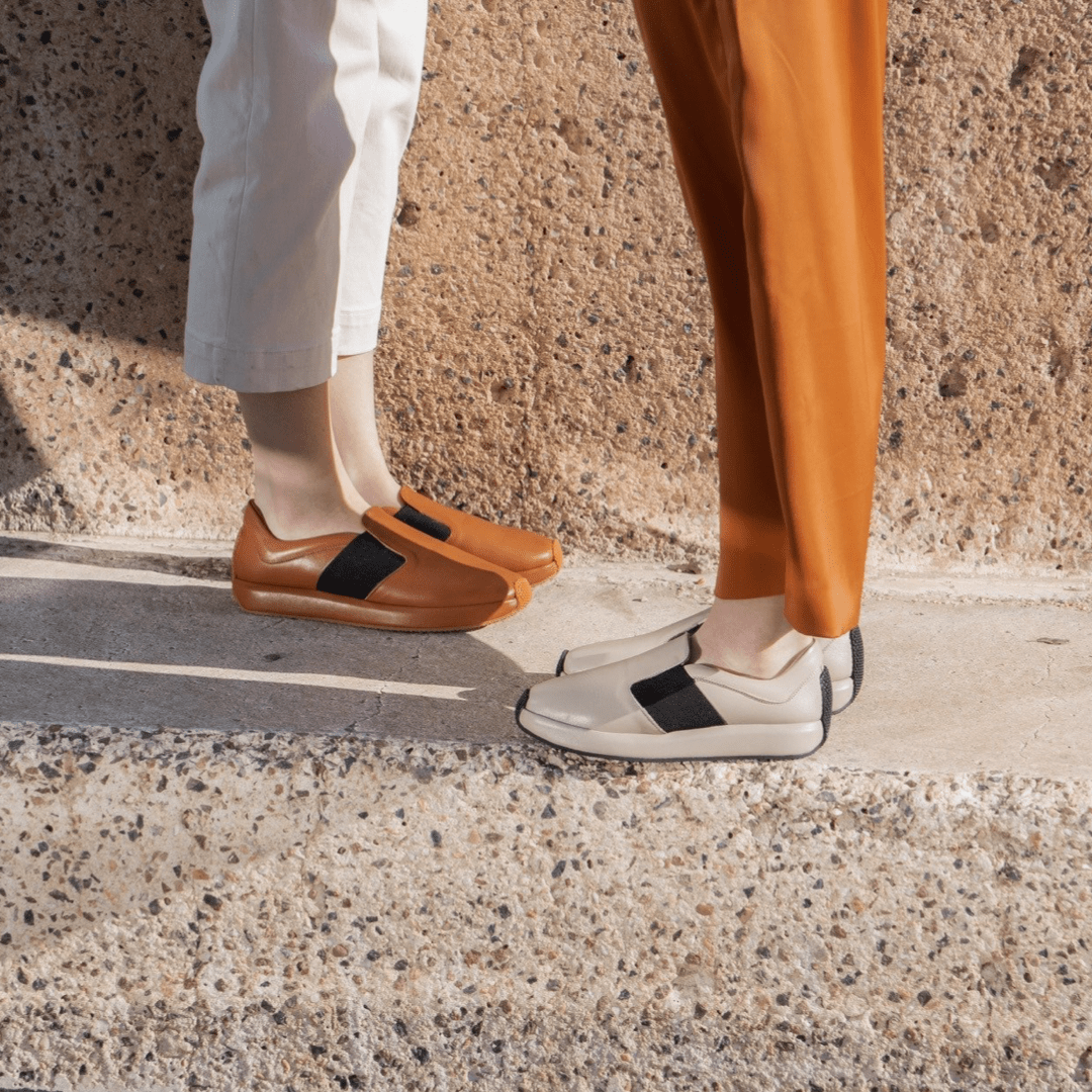 Meela tan sneaker - THUNA