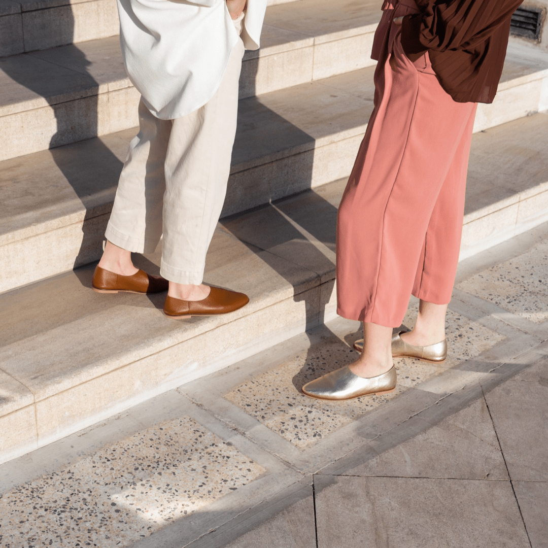 Adeela tan loafer - THUNA