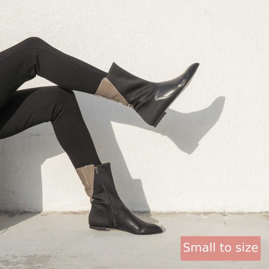 Aria black boot - Shoes - THUNA