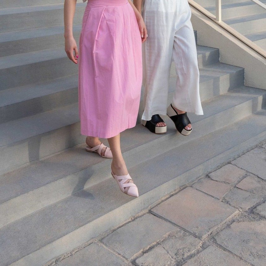 Lana nude mule - Shoes - THUNA