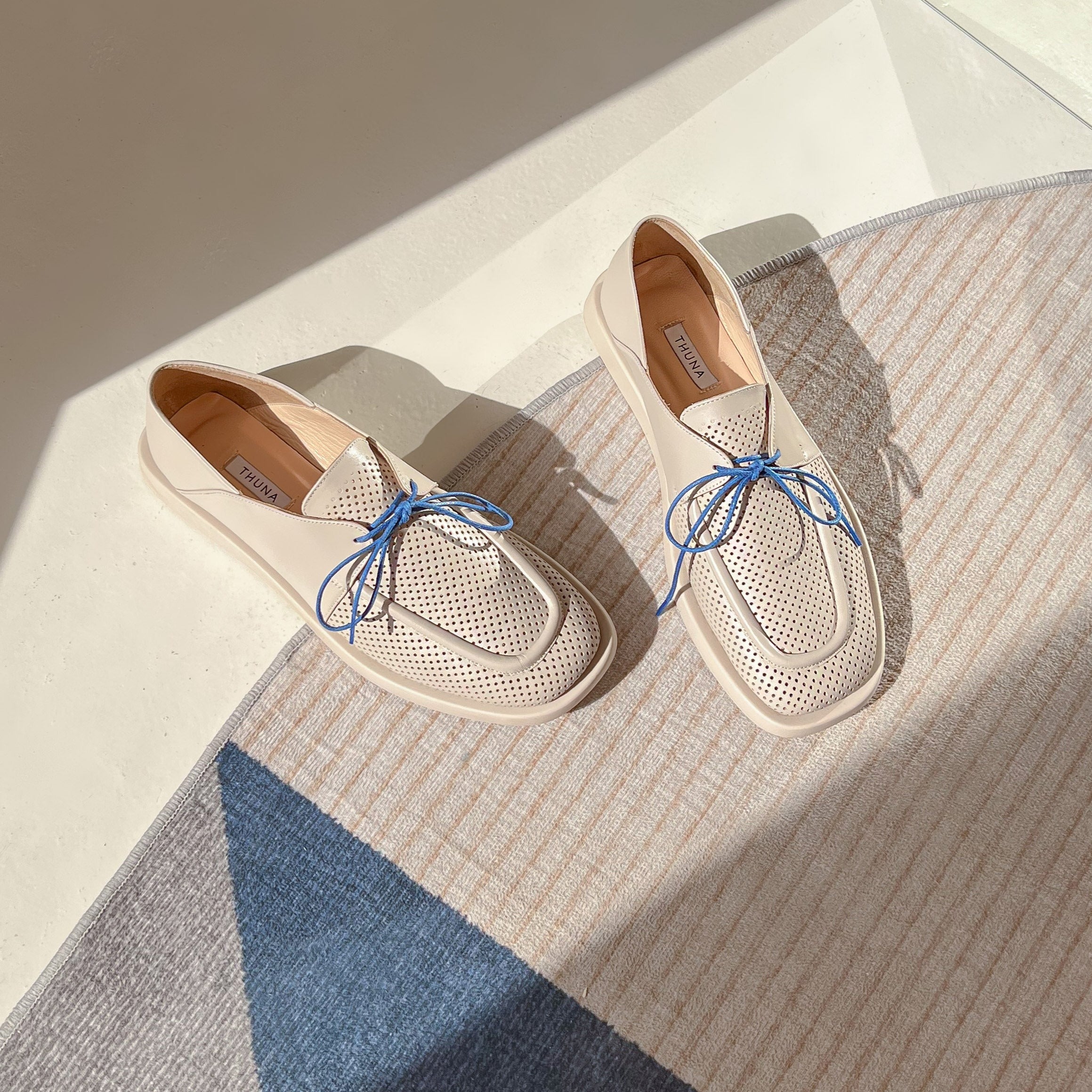 Layan beige oxford - THUNA