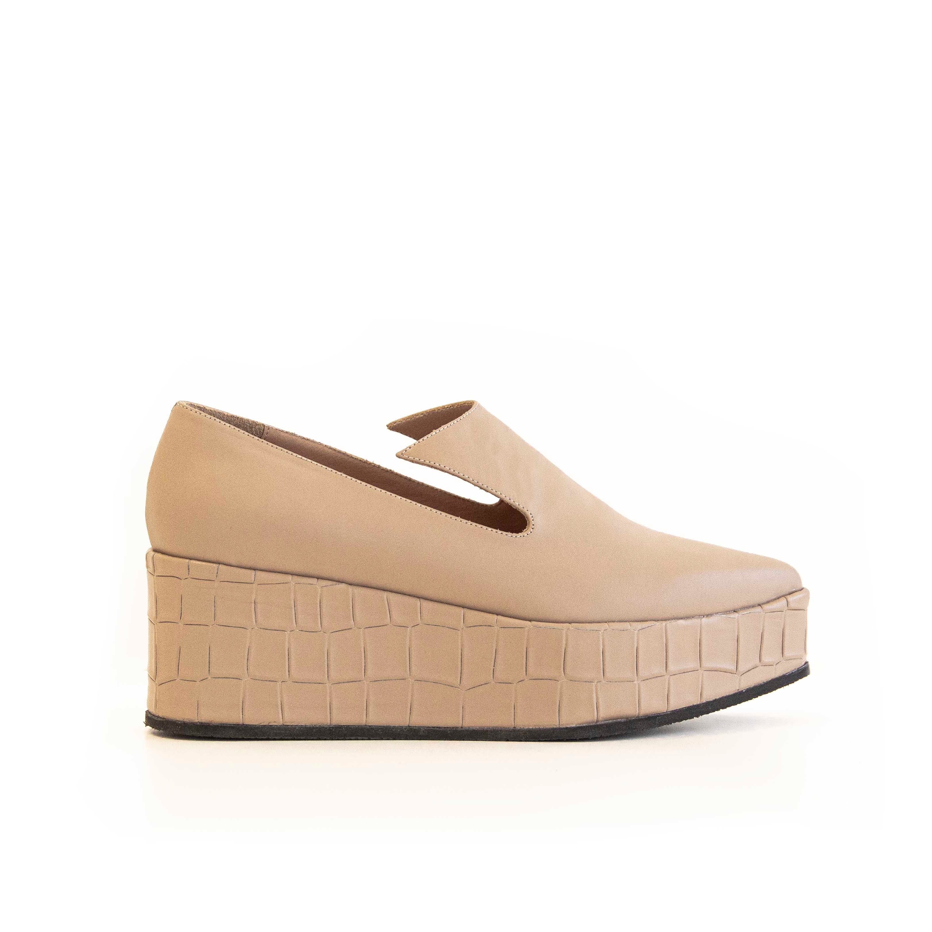 Ruba beige platform - Shoes - THUNA
