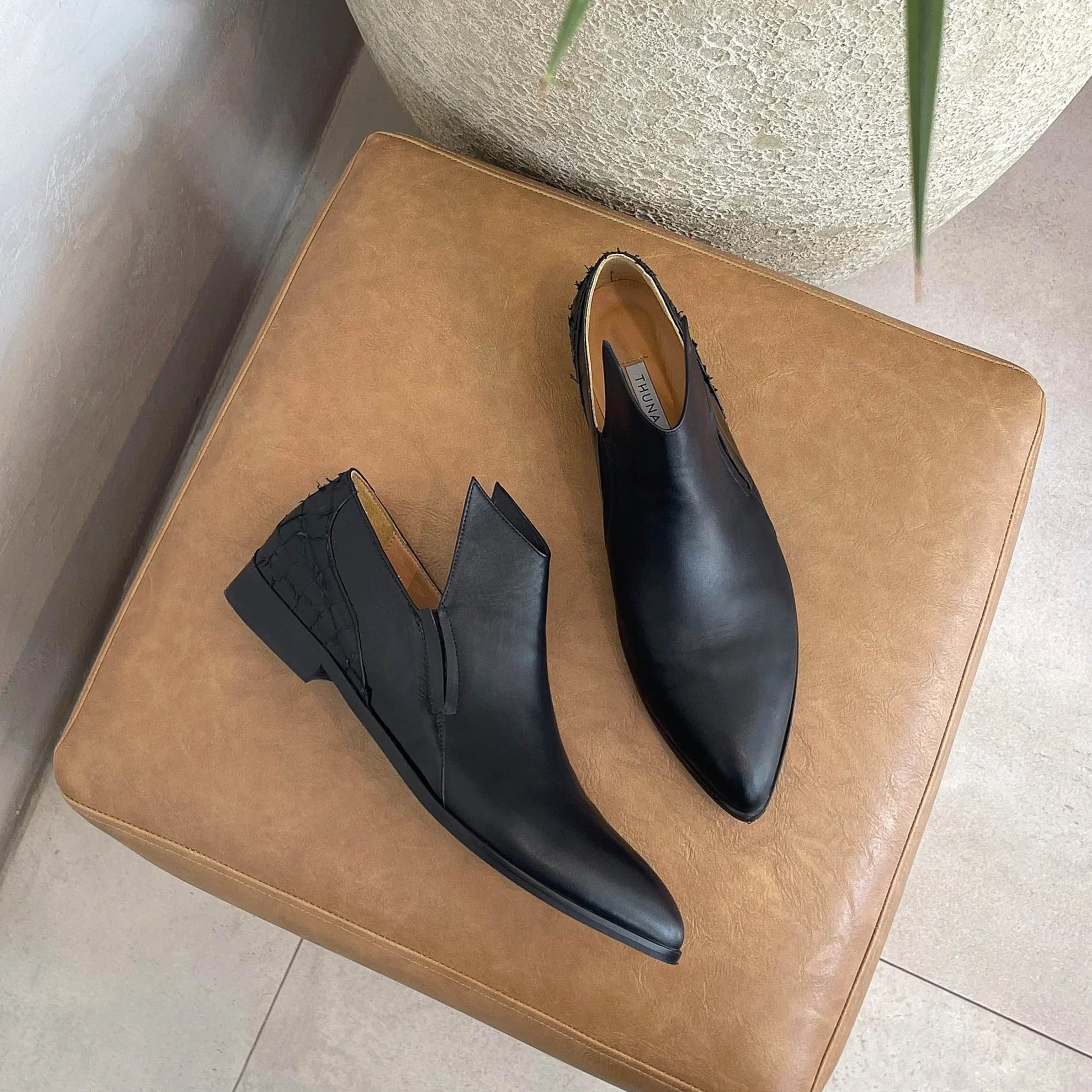 Sadeem black boot - Shoes - THUNA