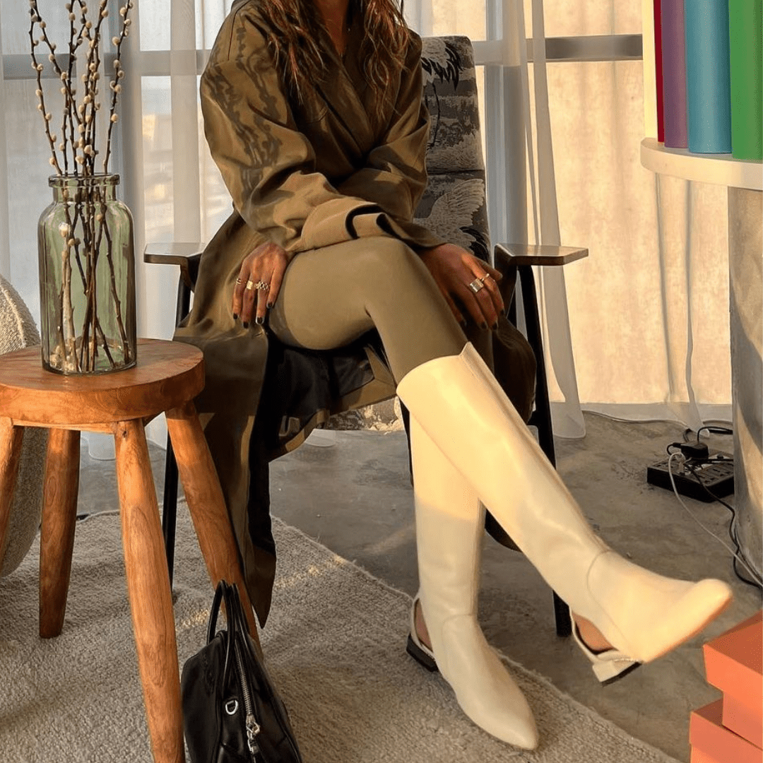 Zaha cream boot - boot - THUNA